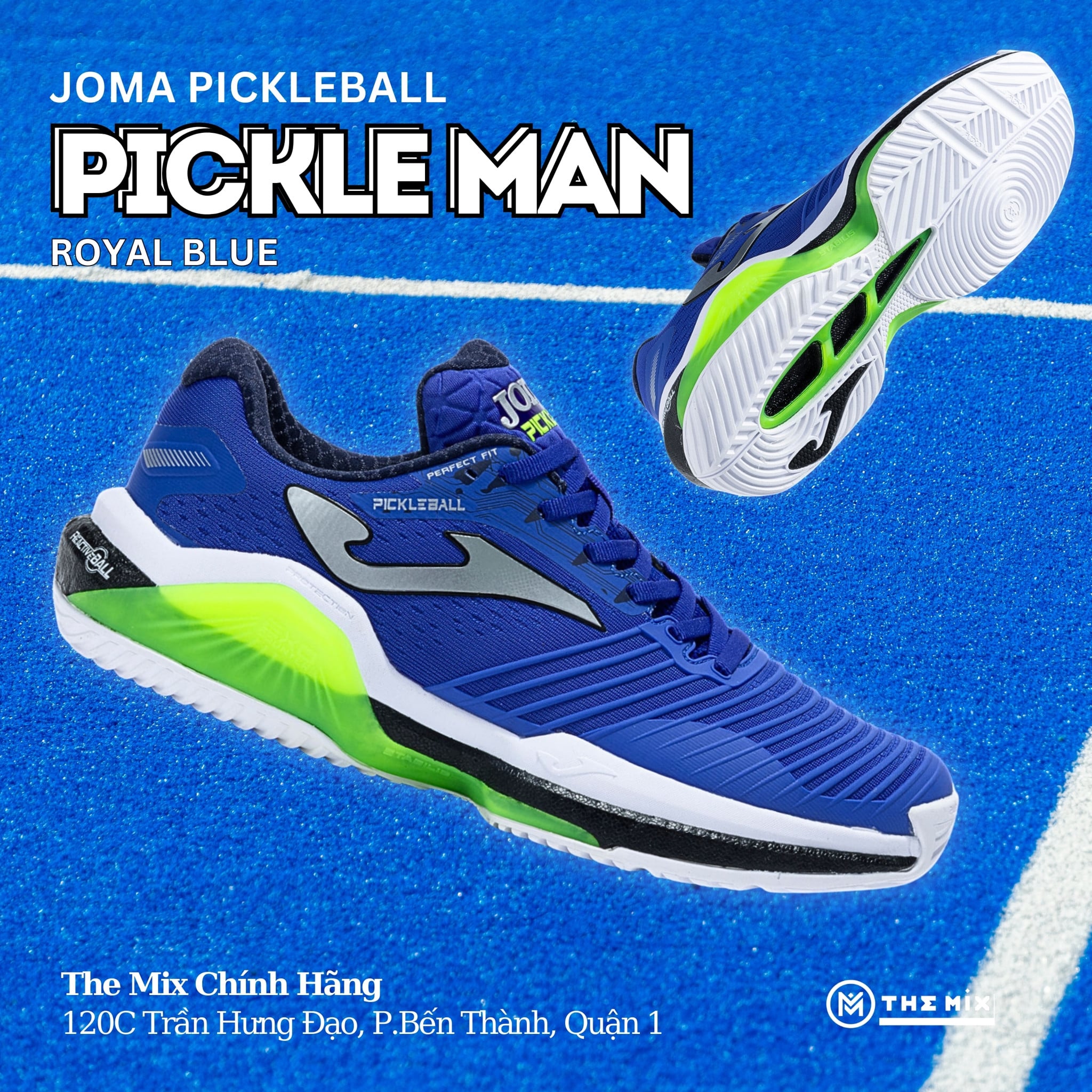 Joma Pickle Man Royal Blue - PICKS2504 Chính Hãng