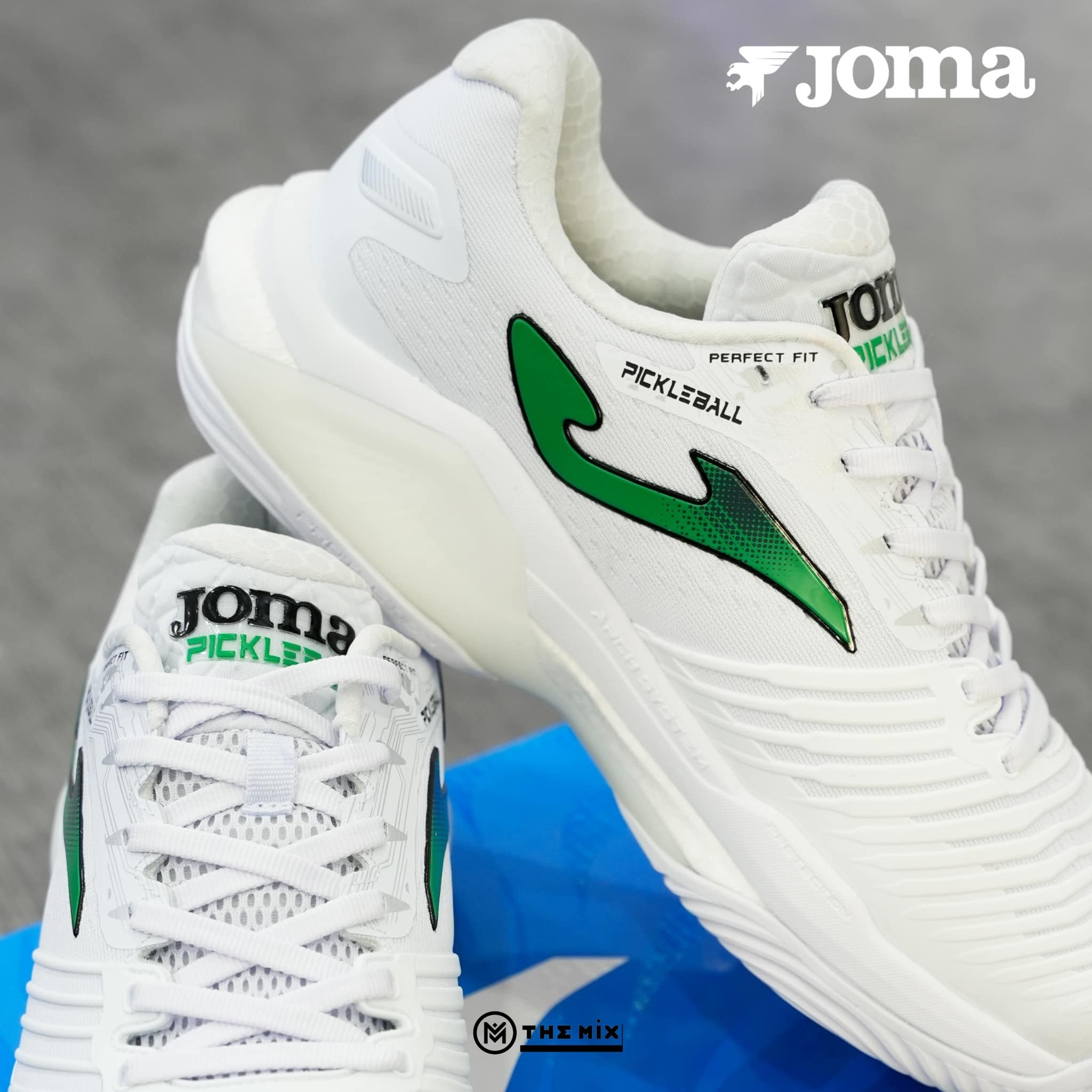 Joma Picklet Man White Green - PICKS2502 - Chính Hãng tại The Mix