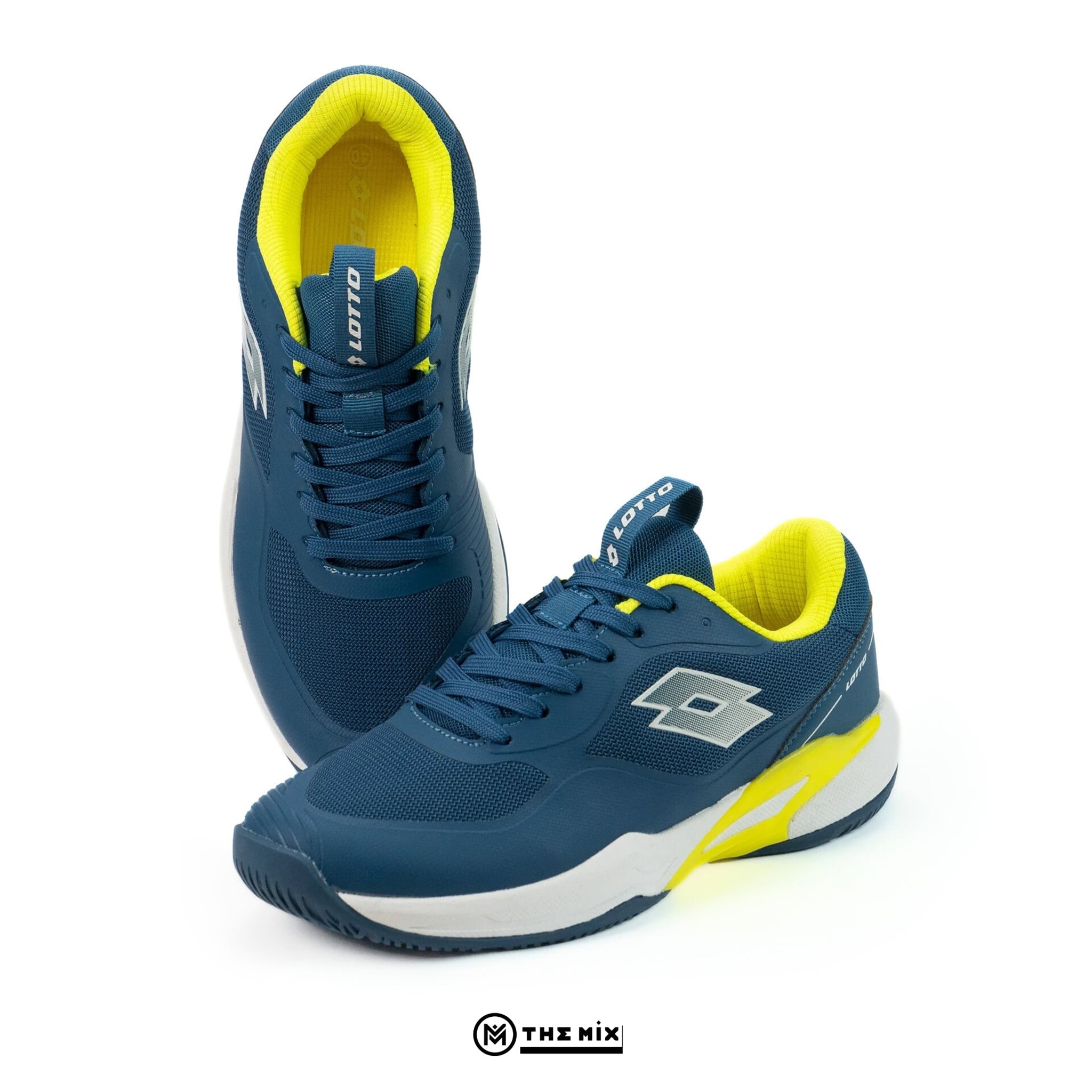 LOTTO Faye Pickleball Tennis Xanh Coban Vàng - LOTTE0901U Chính Hãng