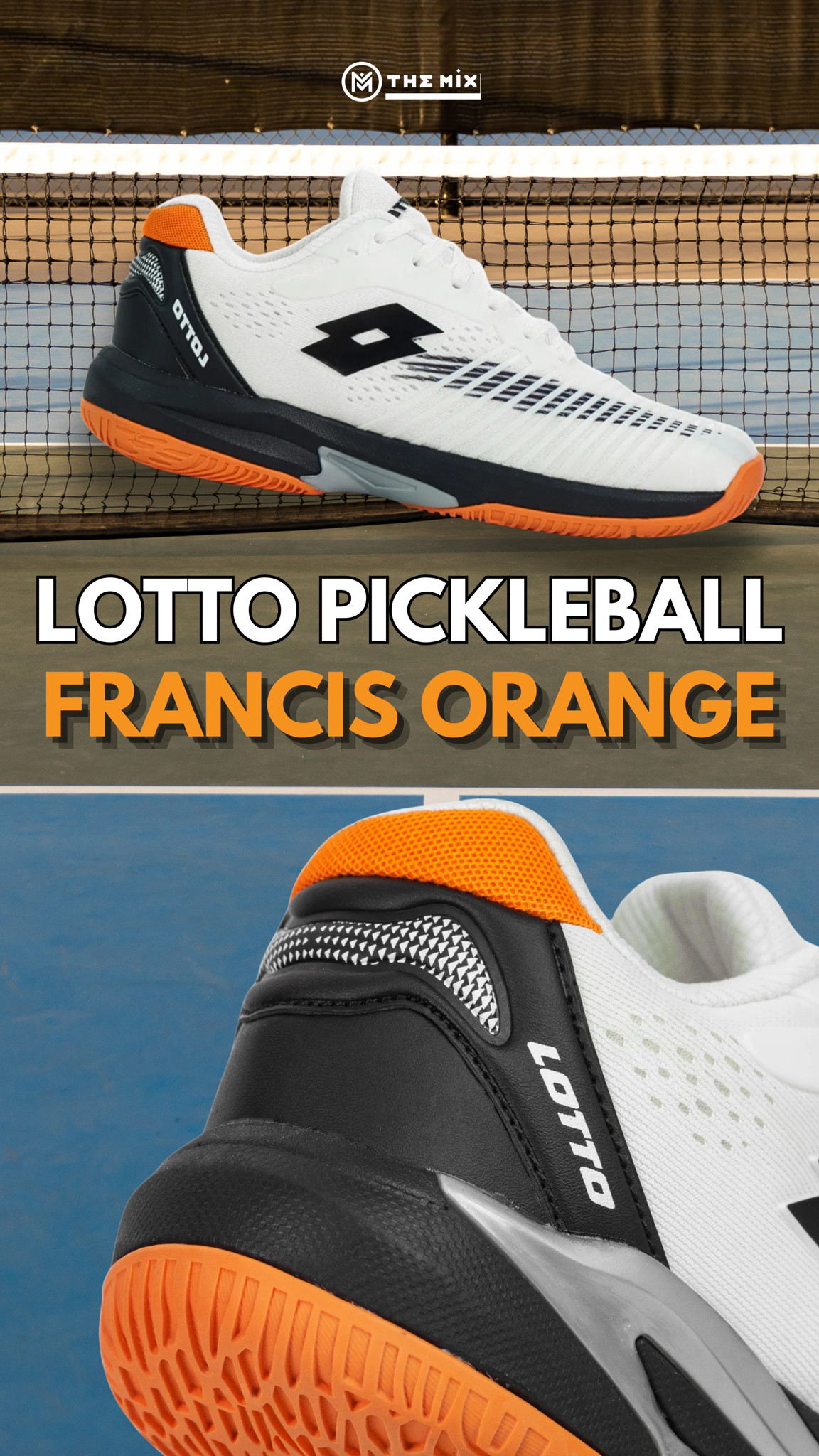 LOTTO Francis White Speed Orange - LOTTE0701O - Chính Hãng