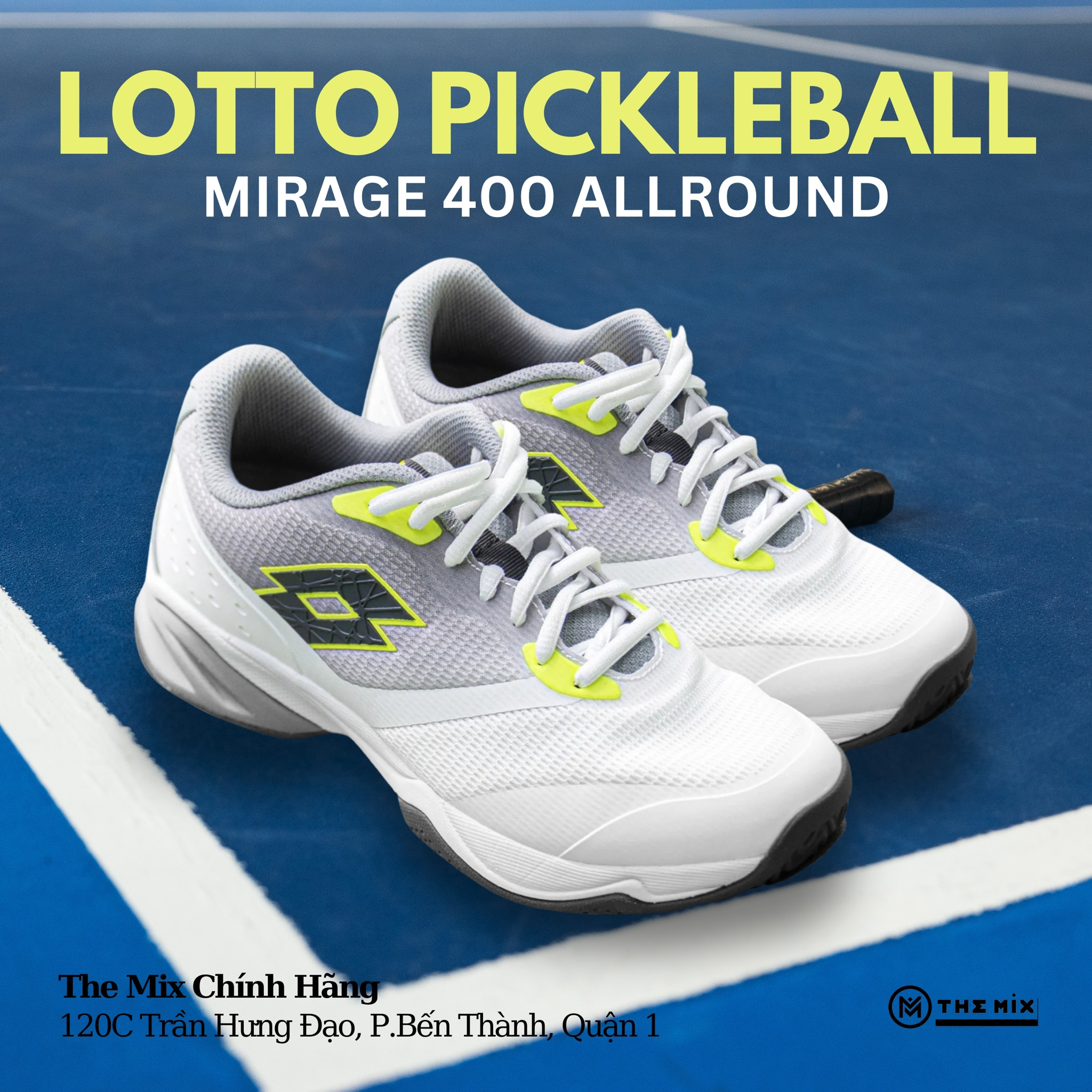 LOTTO MIRAGE 400 ALLROUND - Xám - 1LO42A0DM-A12 Chính Hãng