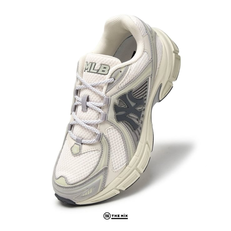 MLB Trophy Runner NY SD, MLB 3ARNR045N-50IVS, MLB runner sneaker, MLB NY Ivory, New York Yankees sneaker, MLB Korea shoes, sneaker thể thao MLB