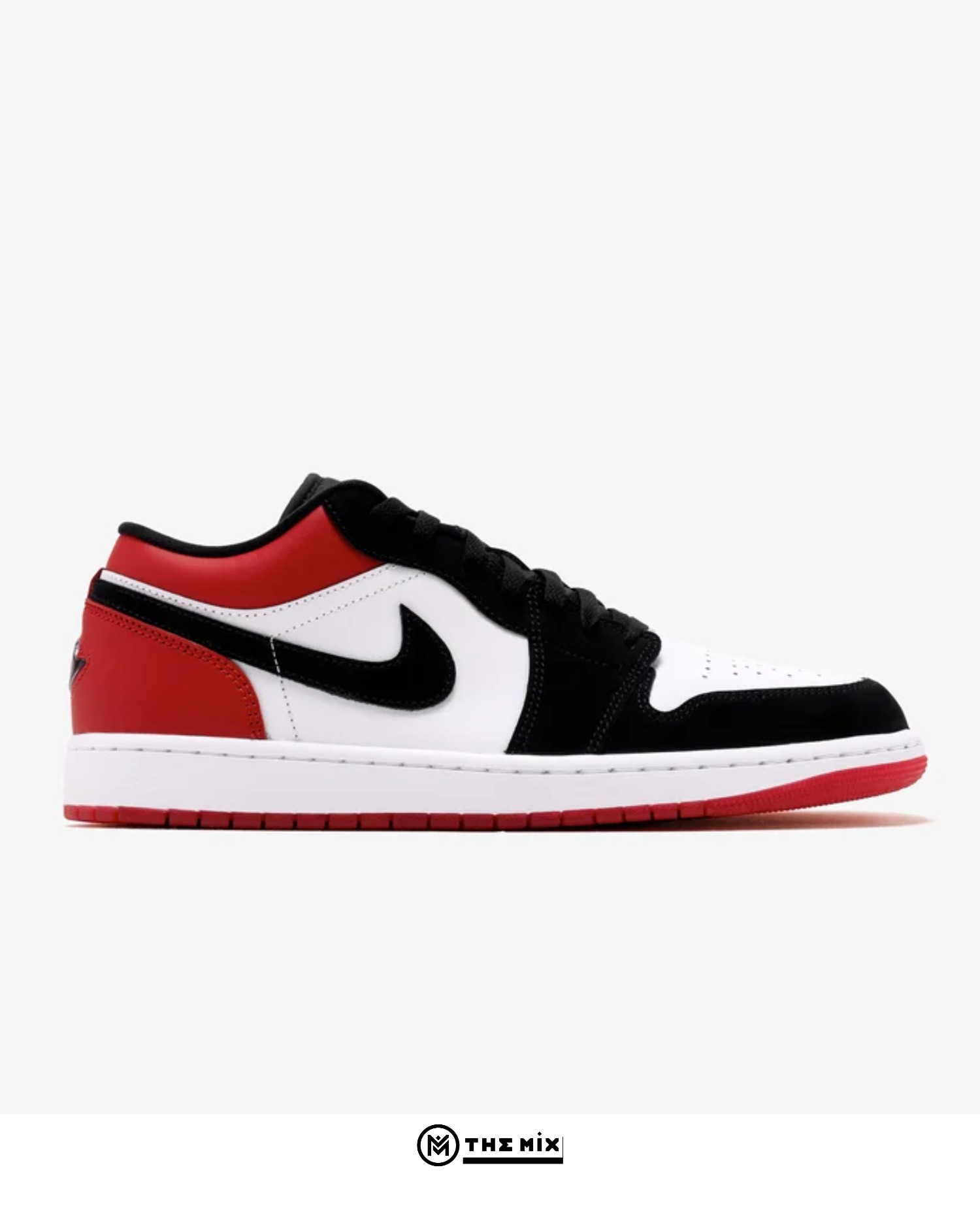 Air Jordan 1 Low Black Toe New, Jordan 1 Low Black Toe, IB8971-106, Jordan special box, upgraded leather Jordan 1 Low, Jordan heel logo, Black Toe Jordan Low