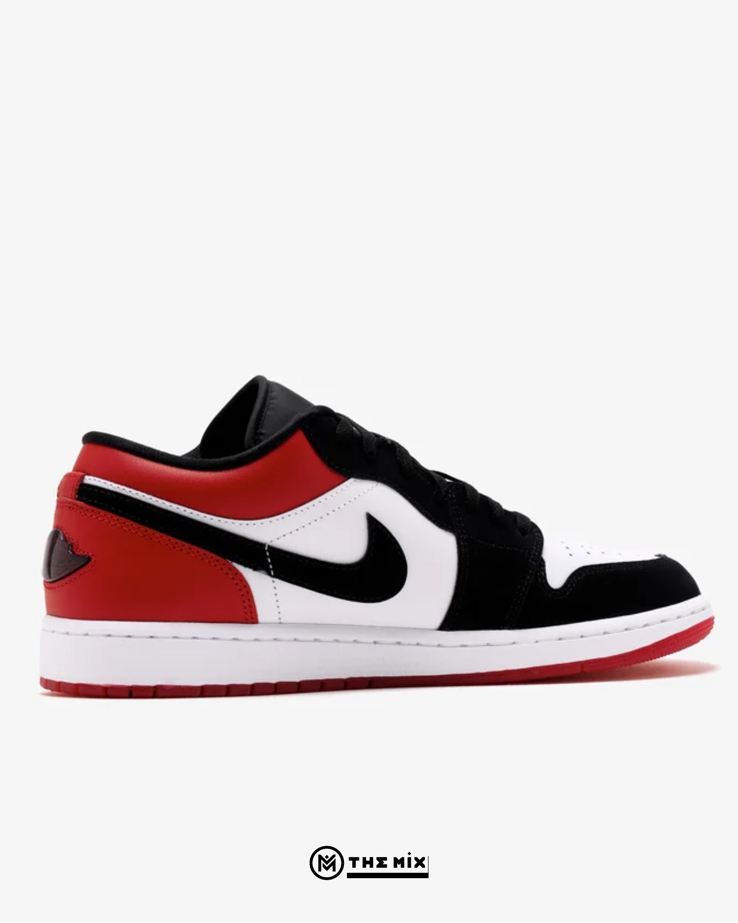 Air Jordan 1 Low Black Toe New, Jordan 1 Low Black Toe, IB8971-106, Jordan special box, upgraded leather Jordan 1 Low, Jordan heel logo, Black Toe Jordan Low