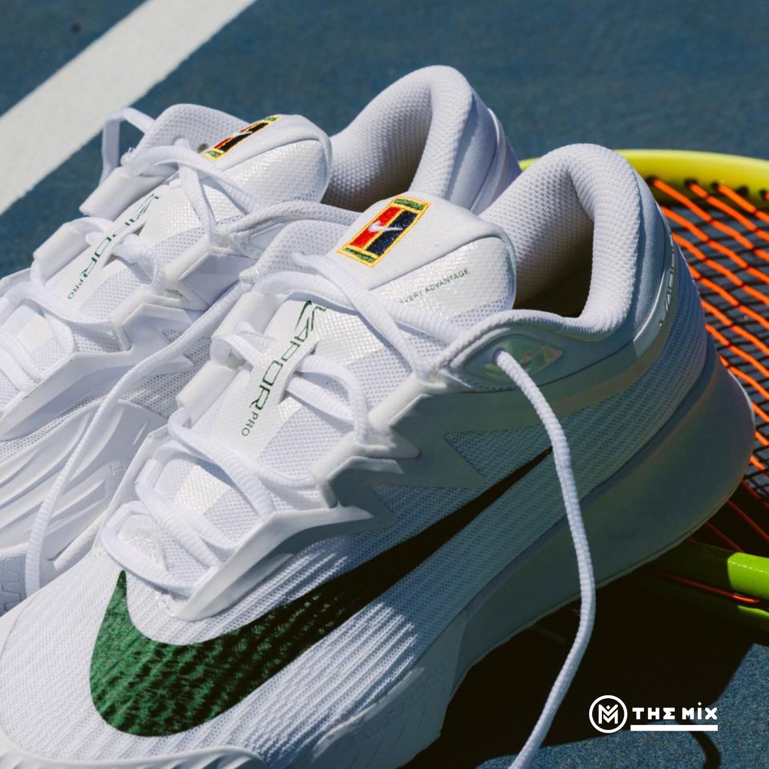 Nike Vapor Pro 3 PRM, White Green, IR3542-100, NikeCourt, tennis shoes, pickleball shoes