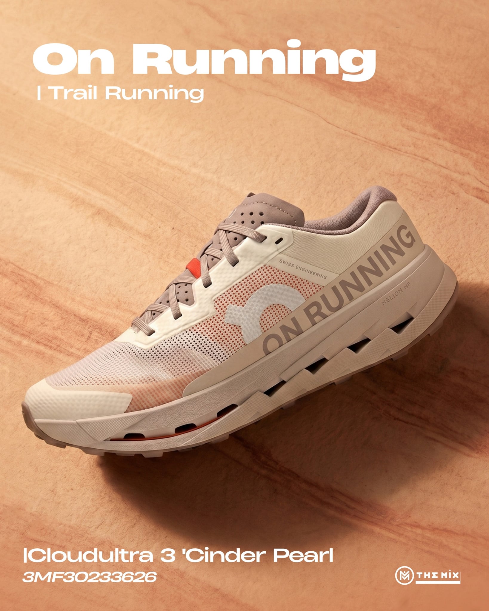 ON Running Cloudultra 3 Cinder Pearl - 3MF30233626 The Mix Chính Hãng