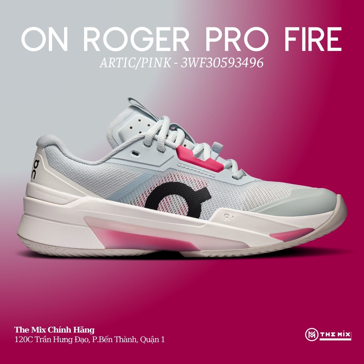 On The Roger Pro Fire Clay Artic/Pink - 3WF30593496
