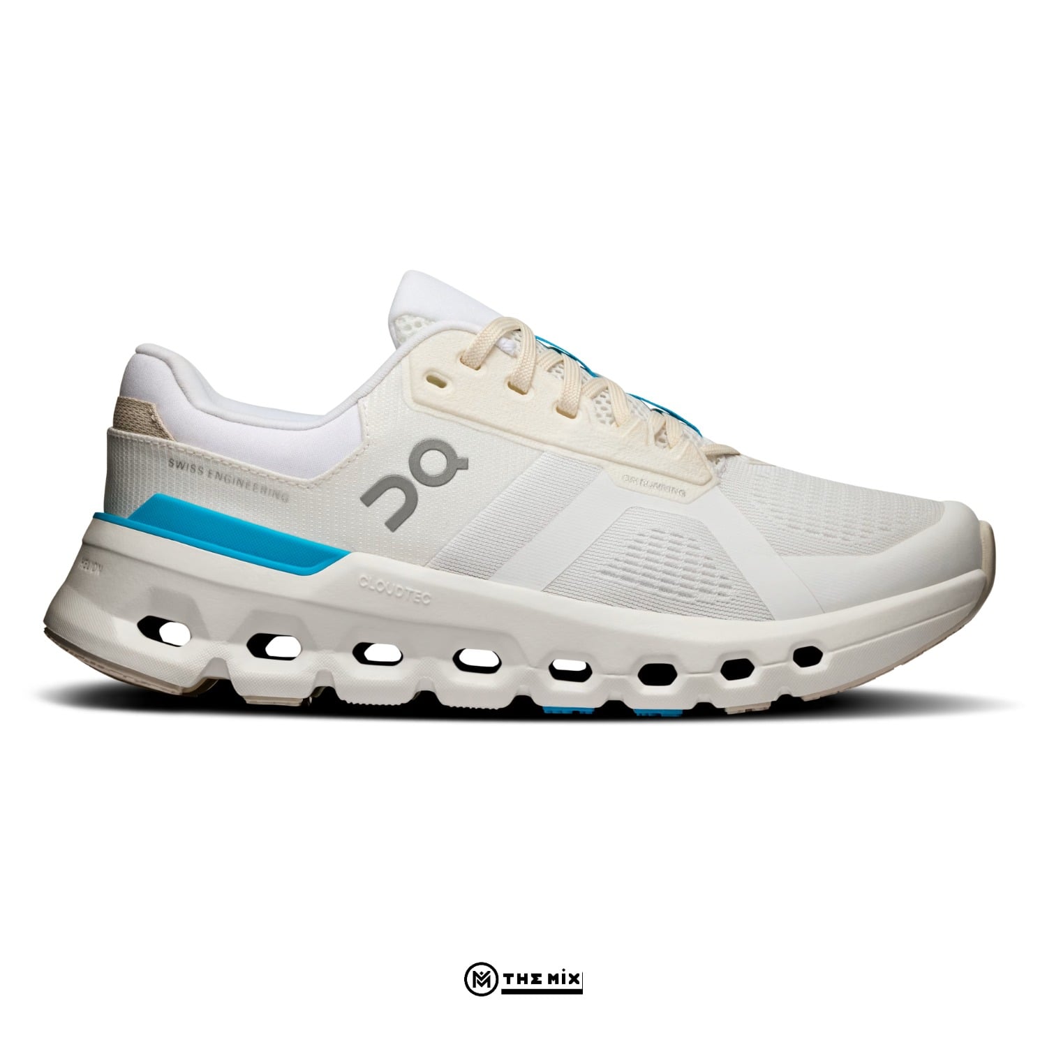 On Running Cloudrunner 2 White Horizon, ON Cloudrunner 2, 3WE10133195, CloudTec running shoes, Helion superfoam, daily running shoes, running shoes cho nữ