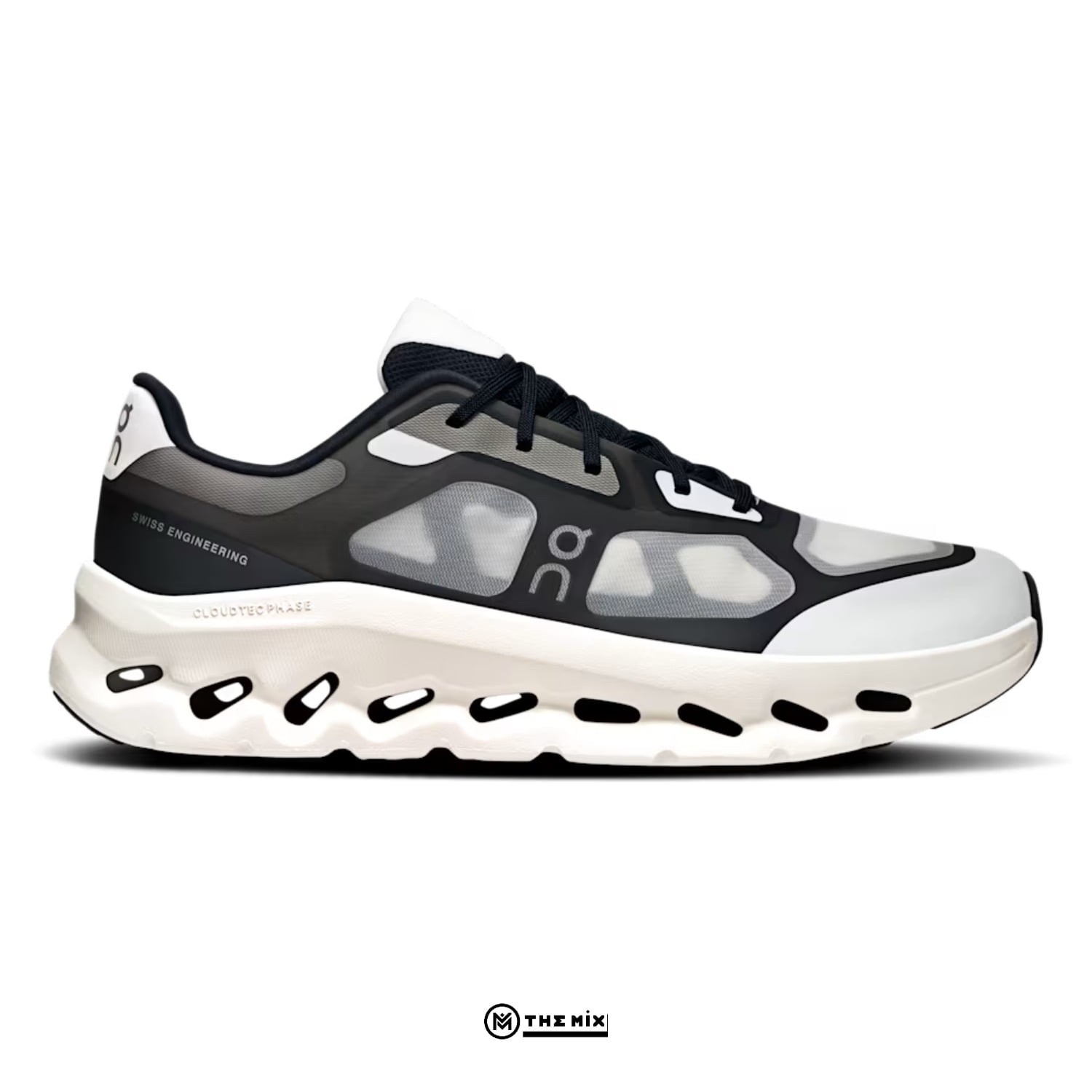 On Running Cloudtilt Remix, Black Ivory, 3MG10271430, CloudTec Phase, Helion superfoam, Swiss sneaker