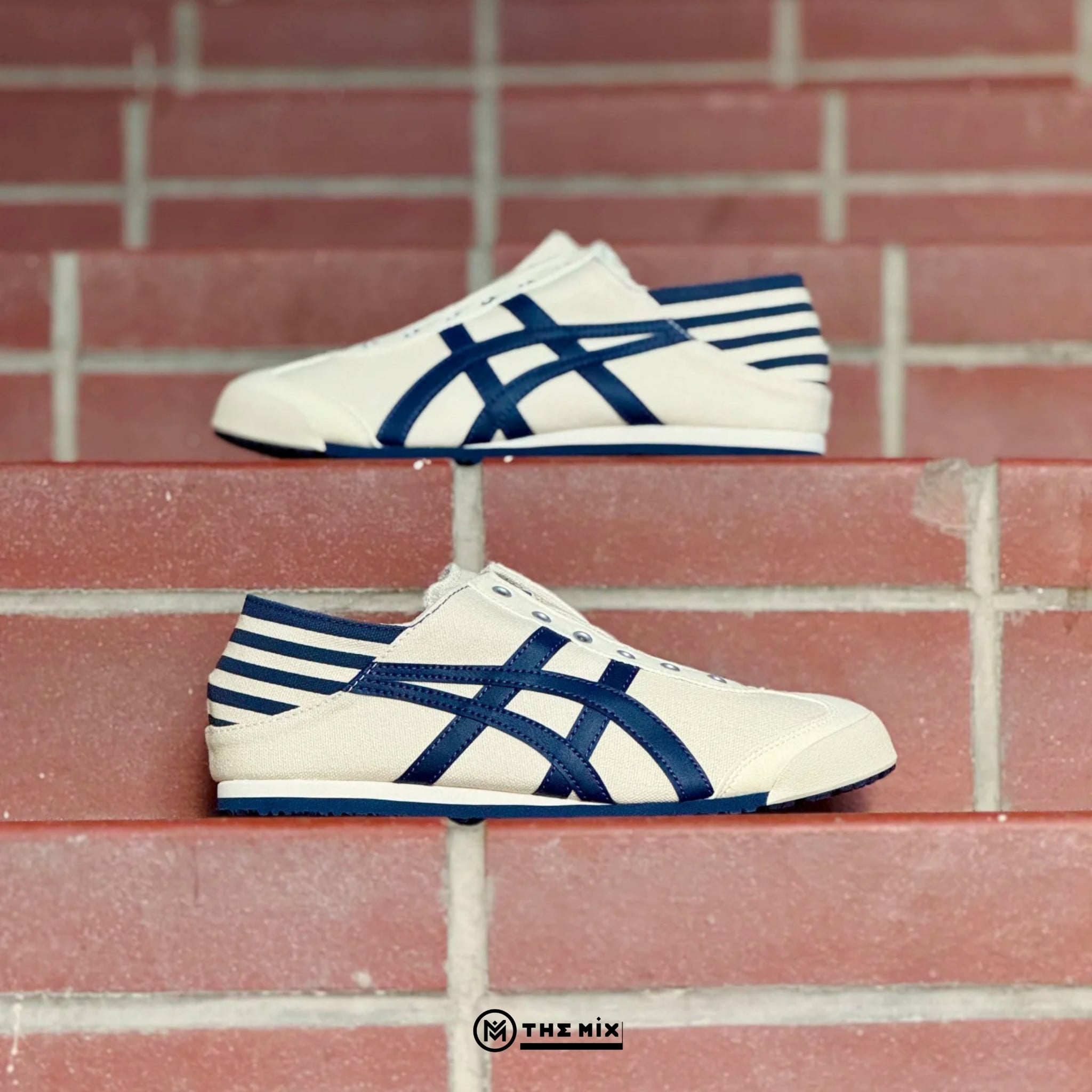 Onitsuka Tiger Mexico 66 Paraty Natural Navy - 1183C233-250 Chính Hãng