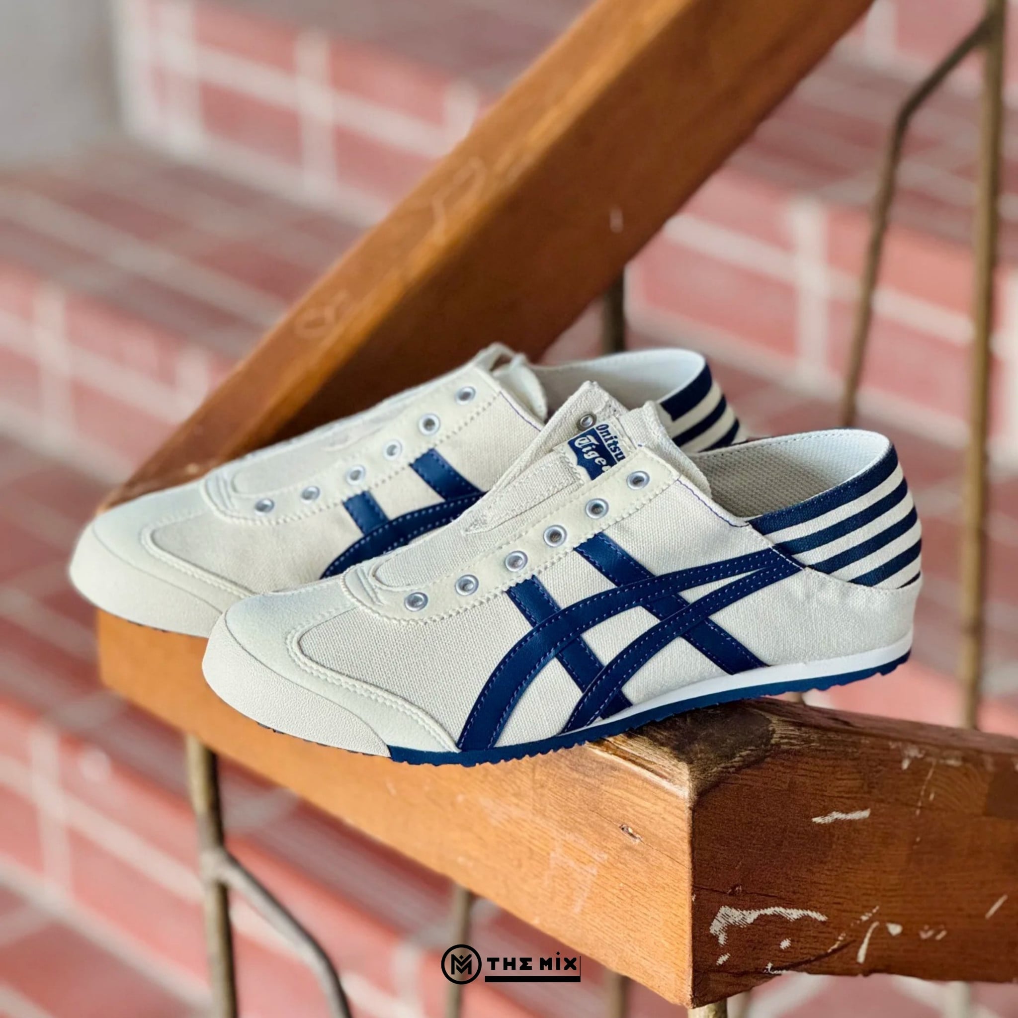 Onitsuka Tiger Mexico 66 Paraty Natural Navy - 1183C233-250 Chính Hãng