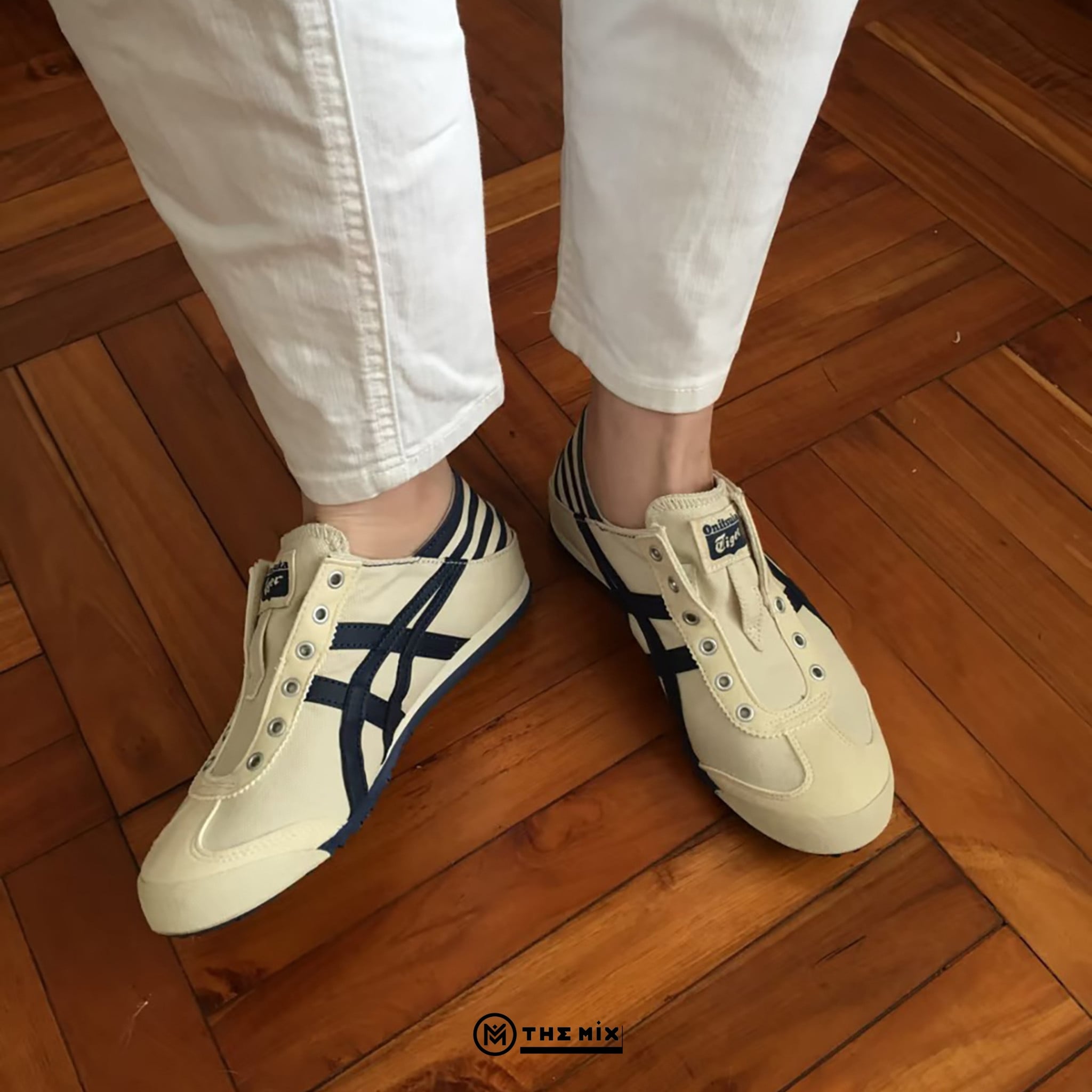 Onitsuka Tiger Mexico 66 Paraty Natural Navy - 1183C233-250 Chính Hãng