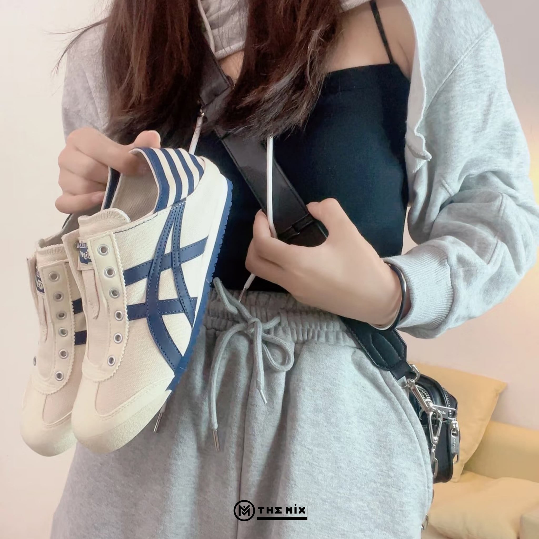 Onitsuka Tiger Mexico 66 Paraty Natural Navy - 1183C233-250 Chính Hãng