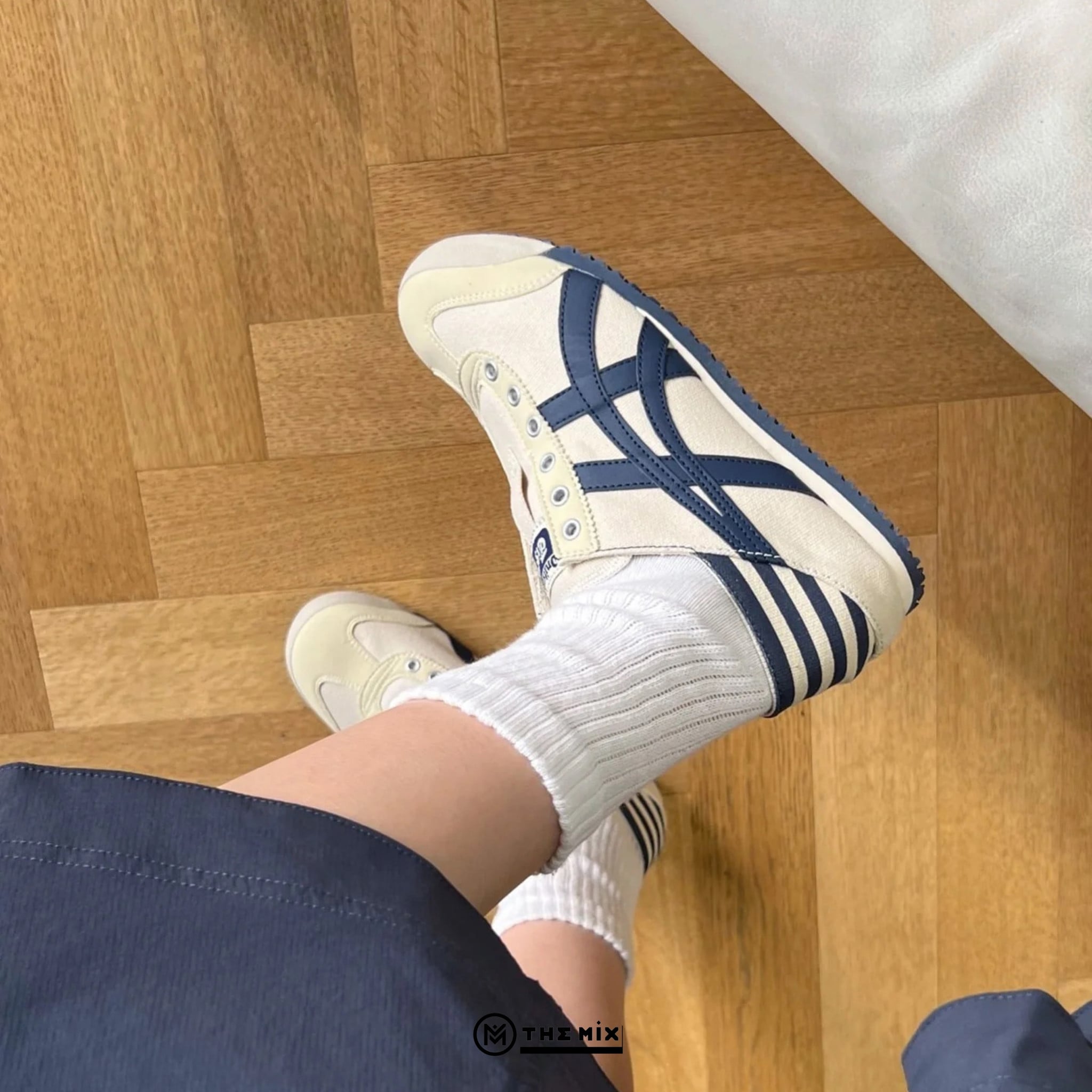 Onitsuka Tiger Mexico 66 Paraty Natural Navy - 1183C233-250 Chính Hãng