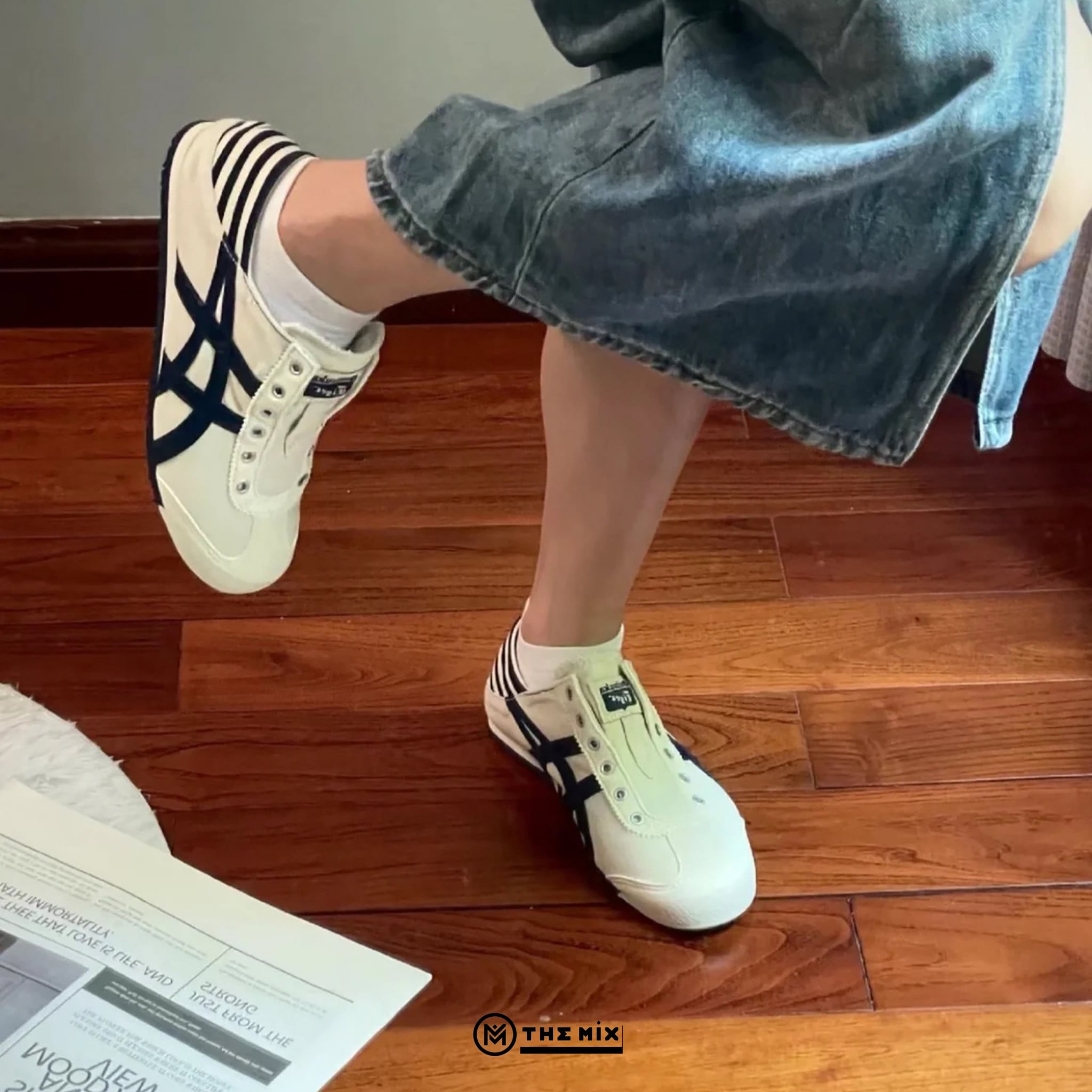 Onitsuka Tiger Mexico 66 Paraty Natural Navy - 1183C233-250 Chính Hãng