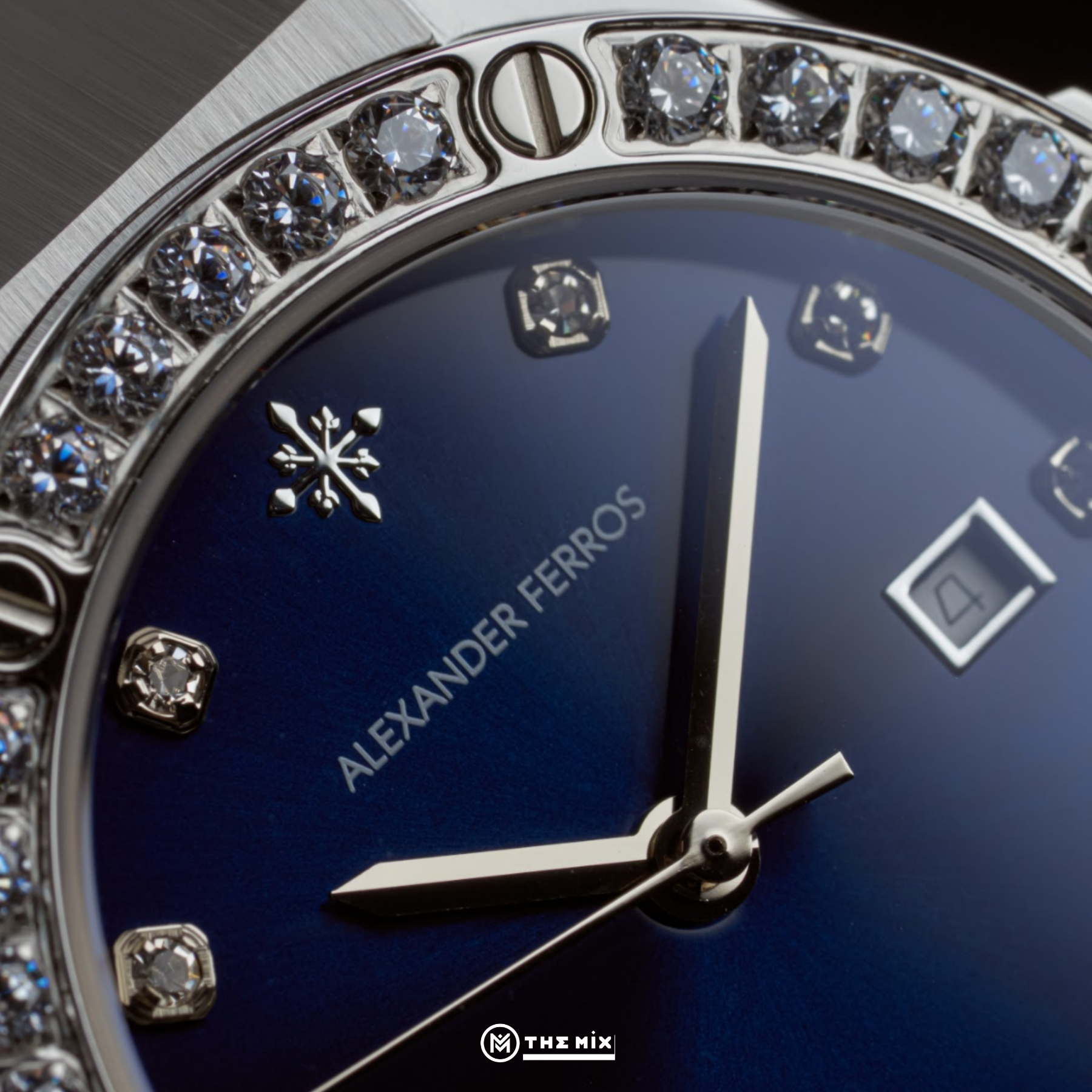 Đồng Hồ Alexander Ferros 2251S-05 - 33mm Automatic Navy Dial Gem-set Alexander Ferros