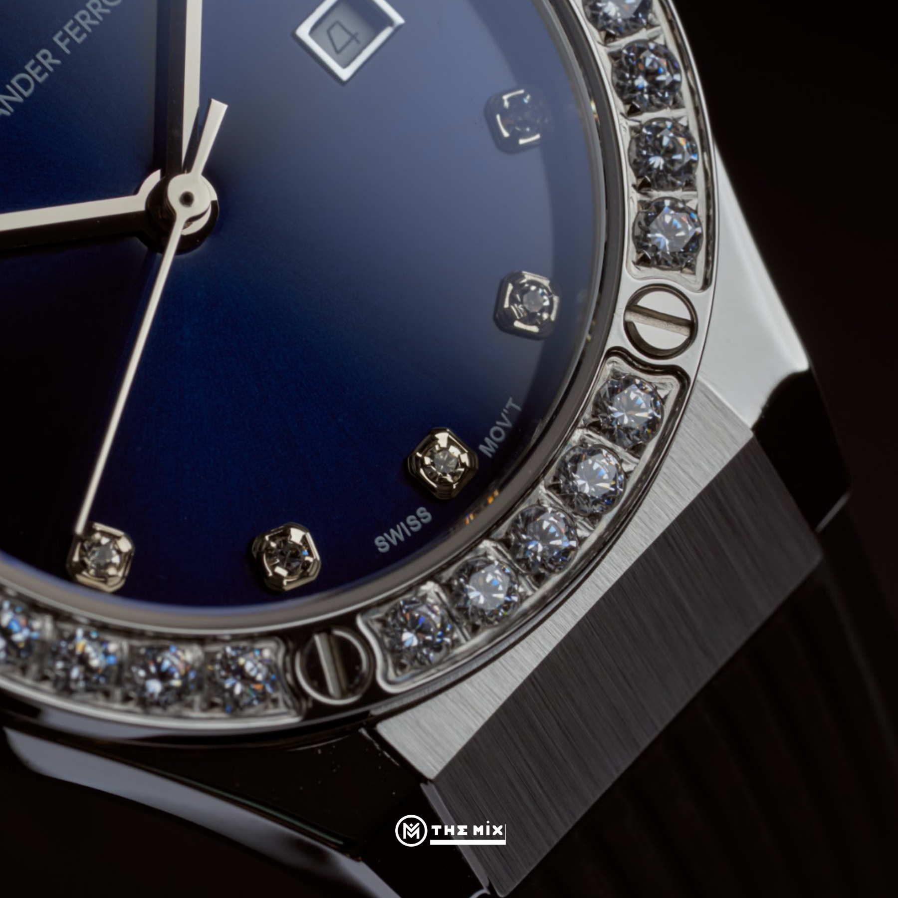 Đồng Hồ Alexander Ferros 2251S-05 - 33mm Automatic Navy Dial Gem-set Alexander Ferros