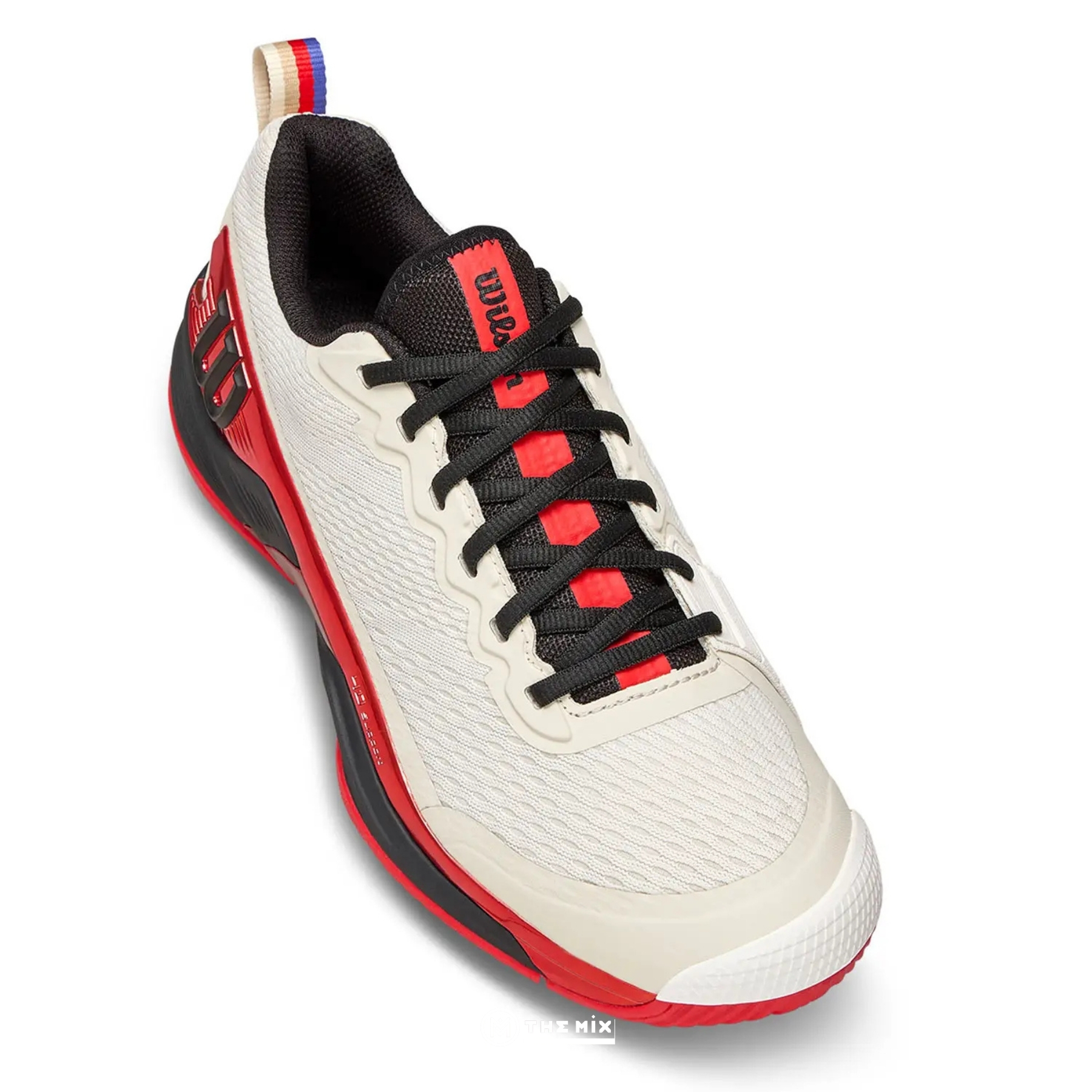 Wilson Rush Pro 4.5 USO Tofu Infrared Black - WRS336670 Chính Hãng - The Mix Giày Pickleball Chính Hãng