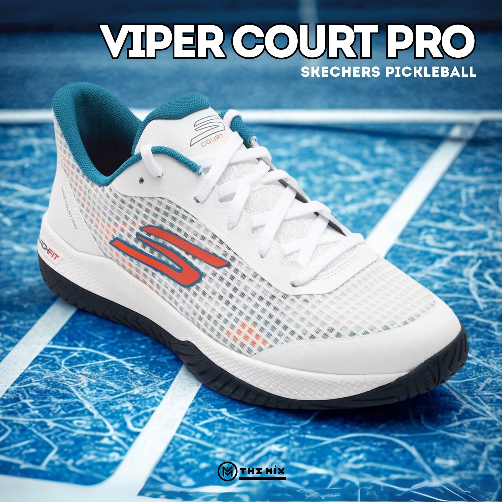 Skechers Viper Court Pro 'White' - 246069C-WTQ - Skechers Chính Hãng