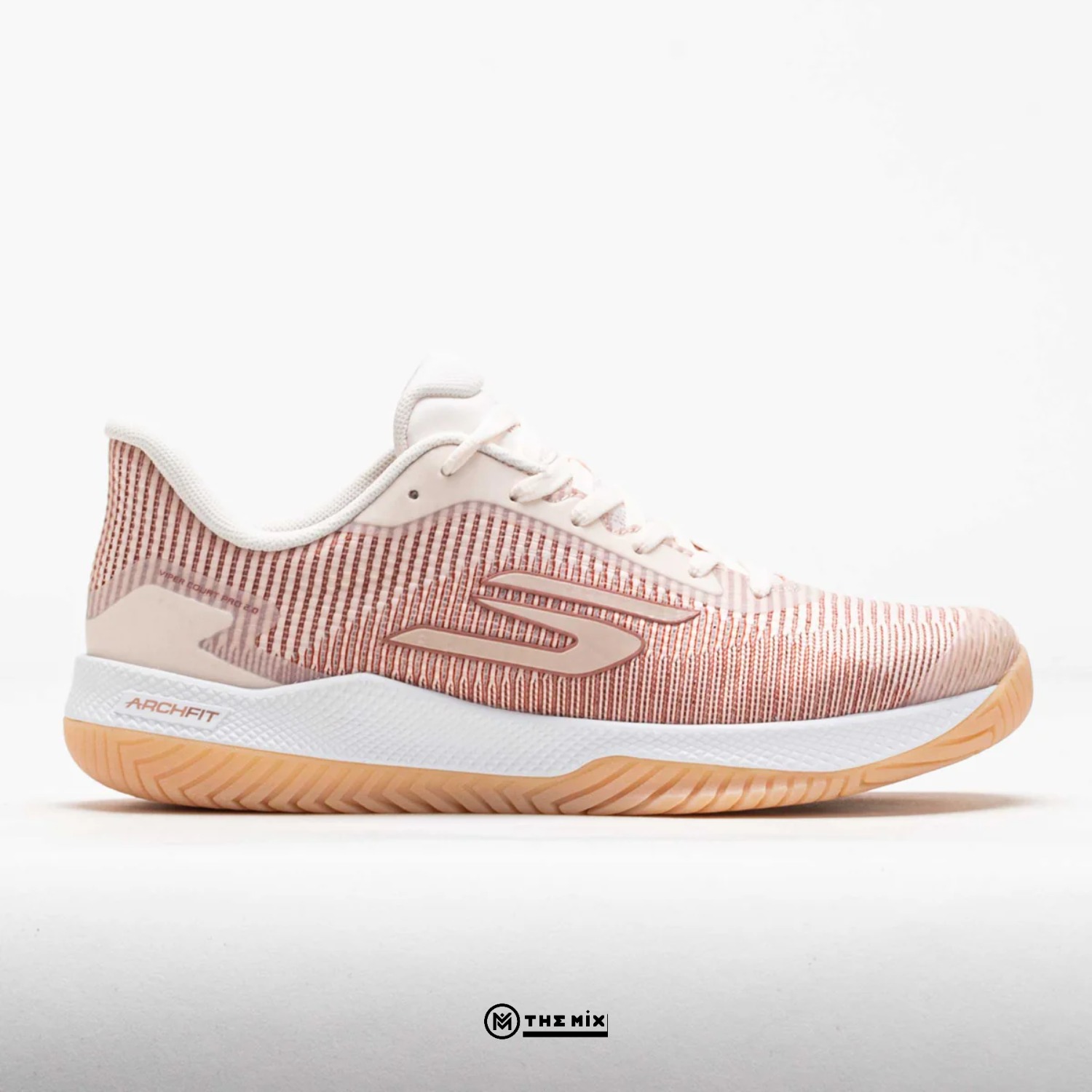 Skechers Viper Court Pro 2.0 Light Pink 172109-LTPK là giày pickleball với đế Goodyear Performance, hỗ trợ bám sân, ổn định và di chuyển ngang tự tin.