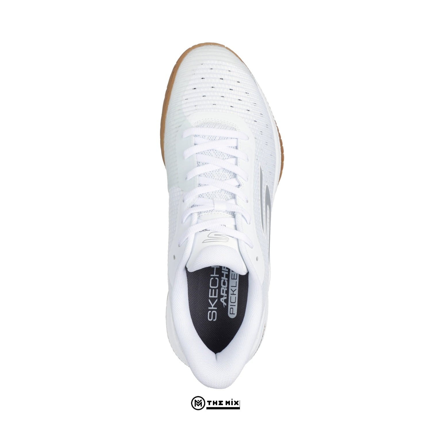 Skechers Viper Court Pro 2.0 White, Skechers pickleball shoes, 172109W-WHT, Goodyear Performance outsole, white pickleball shoes, court shoes - Giày Pickleball Skecher