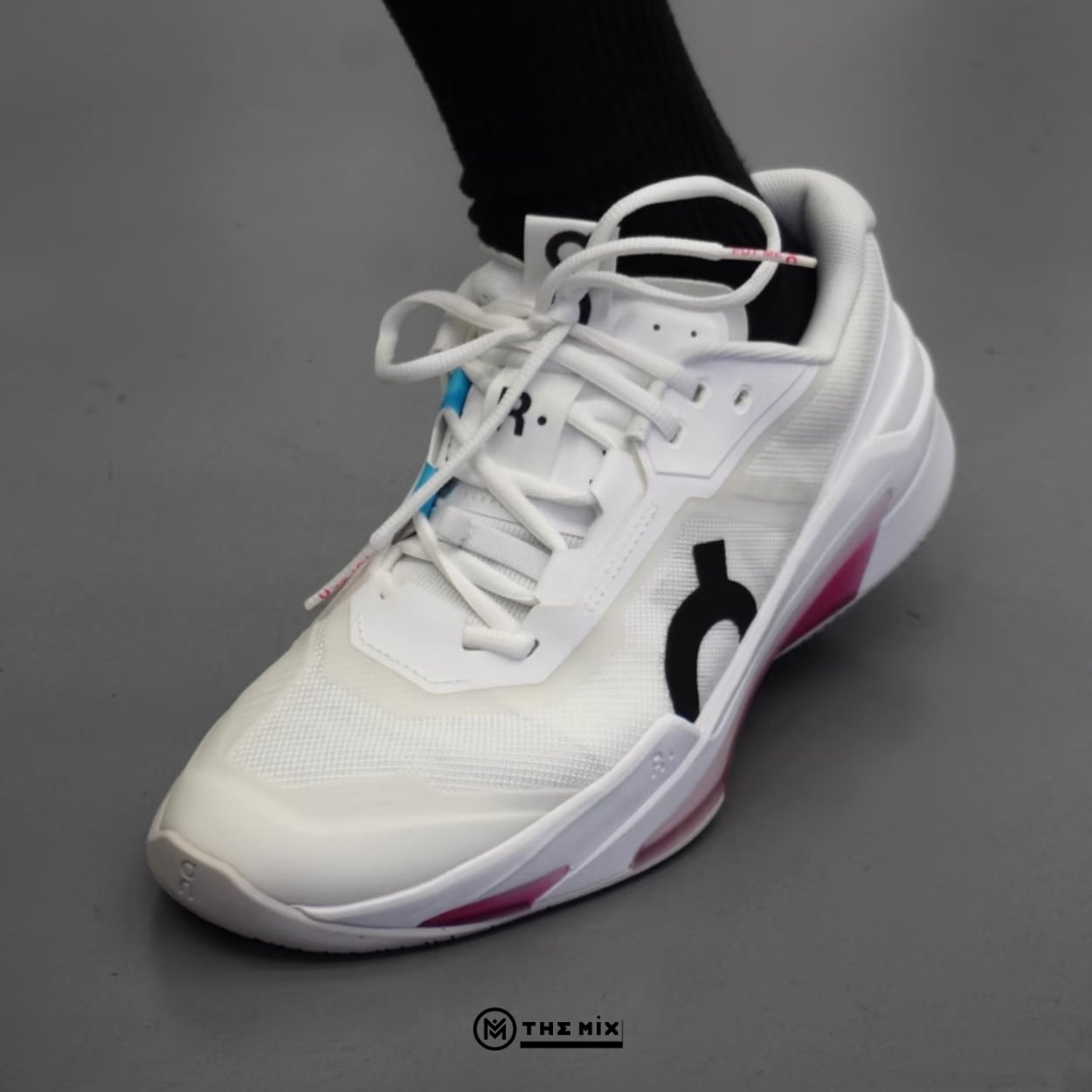 Giày Pickleball On The Roger Pro Fire “White Pink” - 3MF30102626