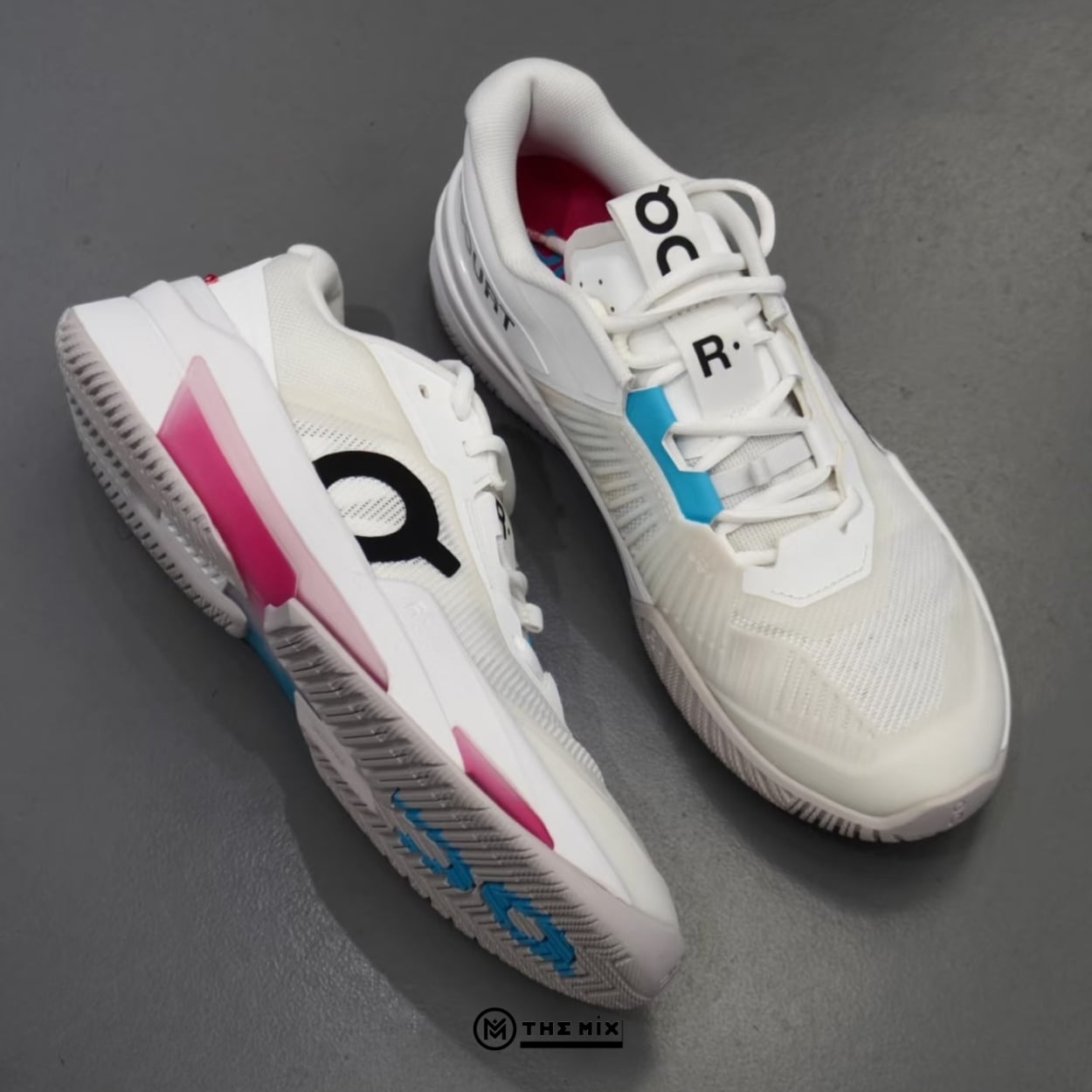 Giày Pickleball On The Roger Pro Fire “White Pink” - 3MF30102626