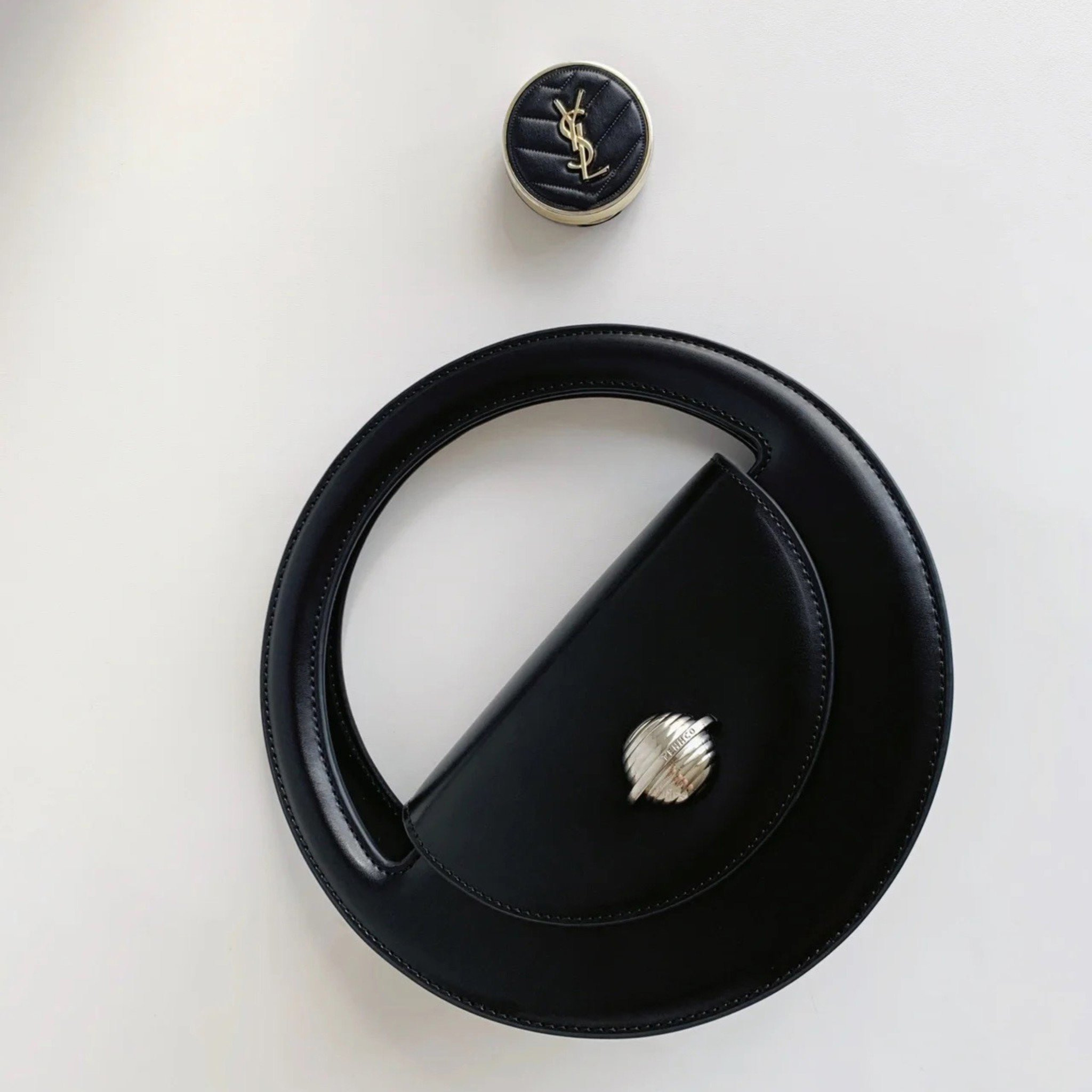 Túi Tennco Tròn Đen - The Mix Hàng Chính Hãng