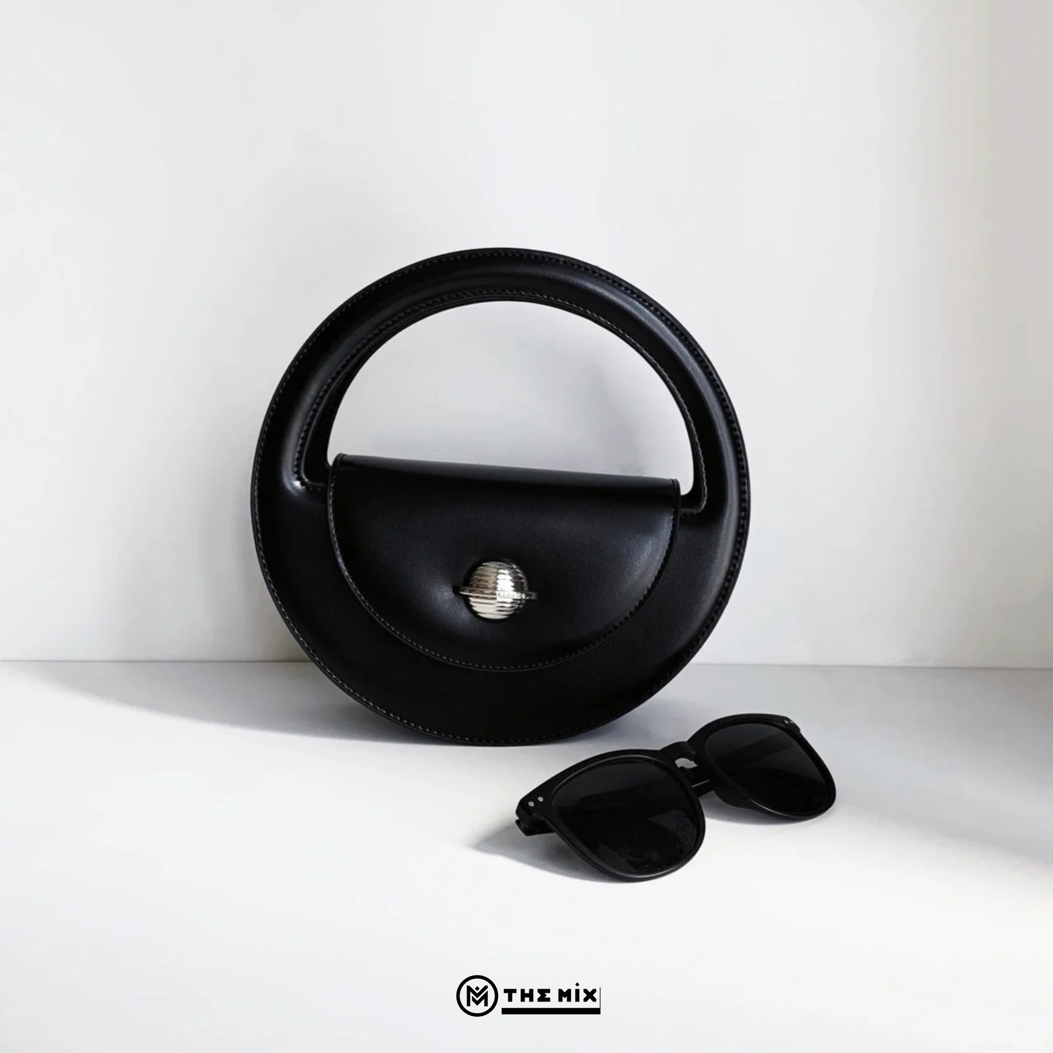 Túi Tennco Tròn Đen - The Mix Hàng Chính Hãng