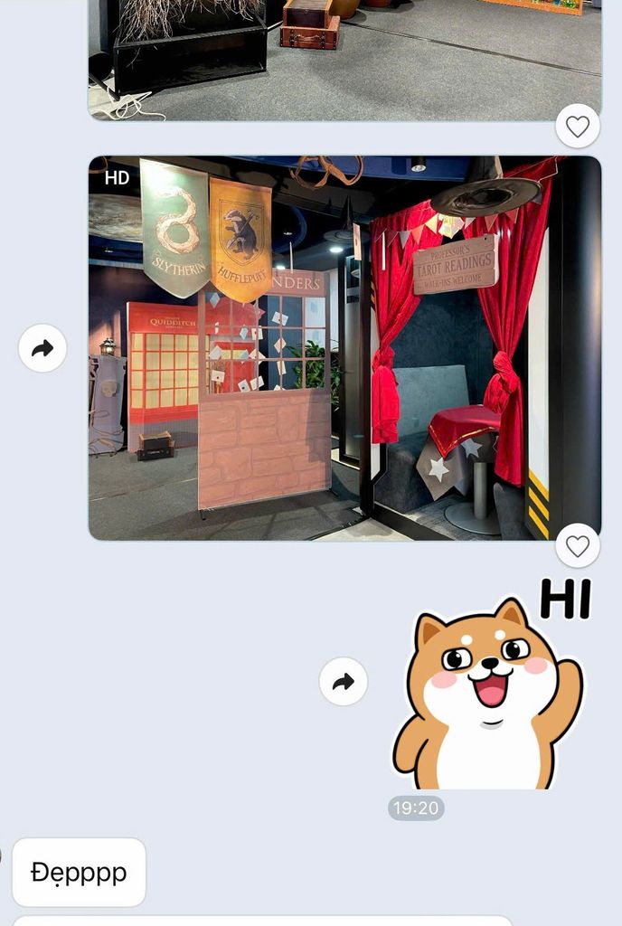 feedback trang trí halloween theo theme harry potter