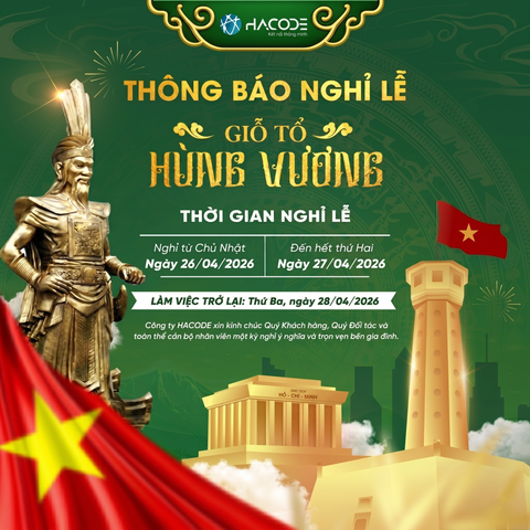 Thông báo Lịch nghỉ Lễ giỗ tổ Hùng Vương 2026