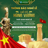 Thông báo Lịch nghỉ Lễ giỗ tổ Hùng Vương 2026