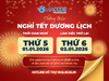 Thông báo Lịch nghỉ Tết dương lịch 2026