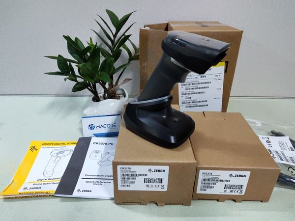 Hình ảnh thực tế máy quét mã vạch Zebra DS2278