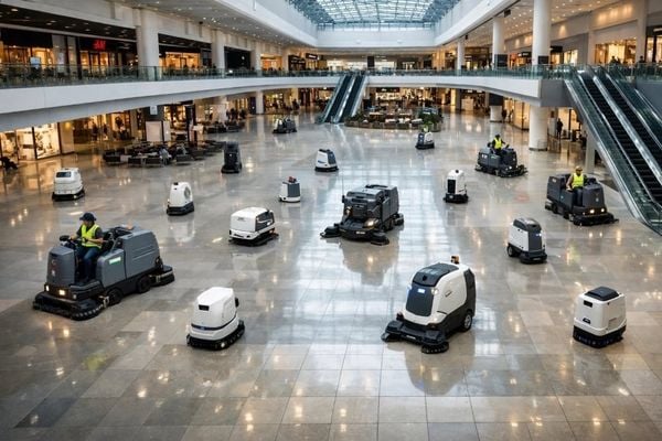 Robot vệ sinh công nghiệp tự động, chính hãng, giá tốt