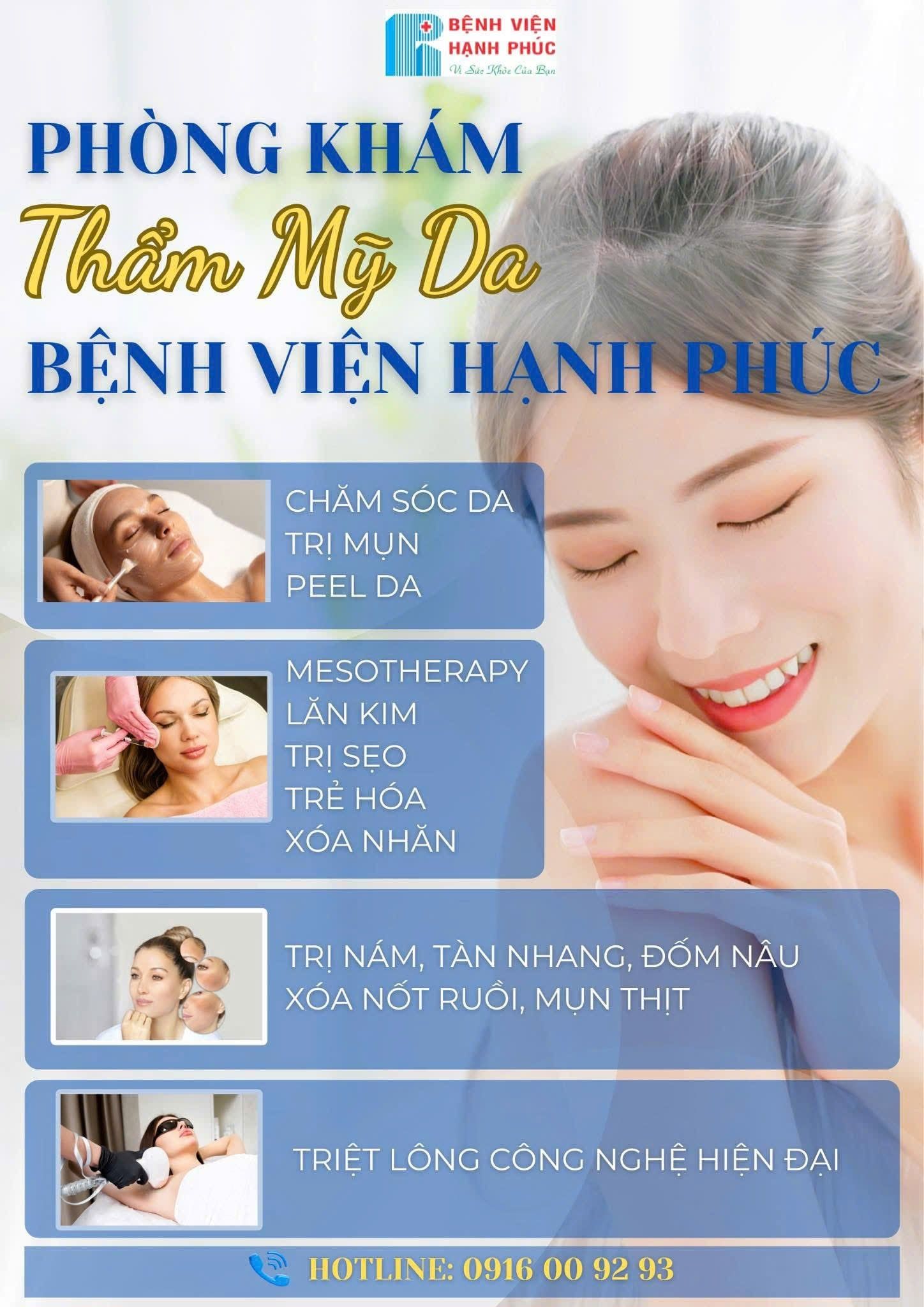 Phòng Khám Thẩm Mỹ Da – BVĐK Hạnh Phúc An Giang