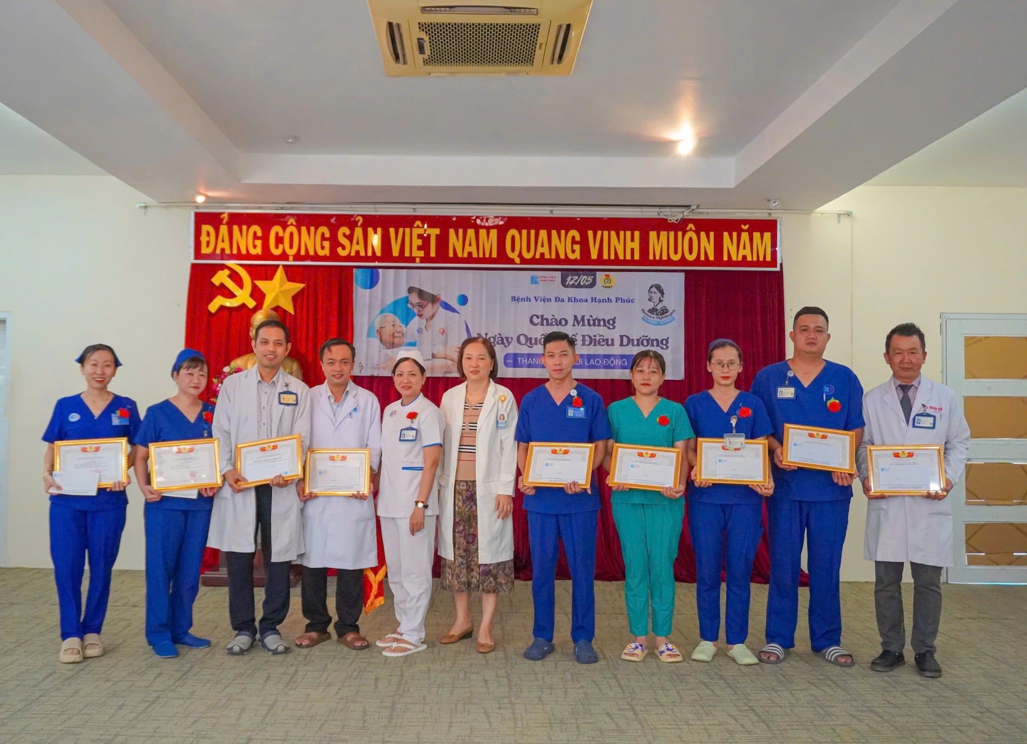BVĐK HẠNH PHÚC AN GIANG TỔ CHỨC KHEN THƯỞNG CÁC CÁ NHÂN HOÀN THÀNH XUẤT SẮC NHIỆM VỤ NĂM 2025
