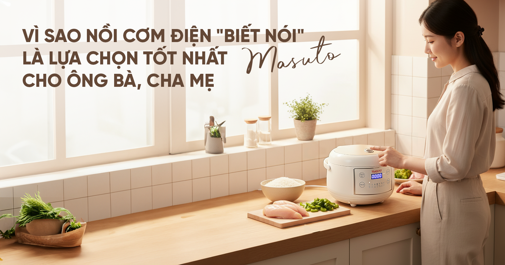 Món Quà Hiếu Thảo: Vì Sao Nồi Cơm Điện Masuto 