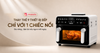 Thay thế 9 thiết bị nhà bếp chỉ với 1 chiếc Nồi chiên không dầu 12L Masuto MSPRIMEAIR