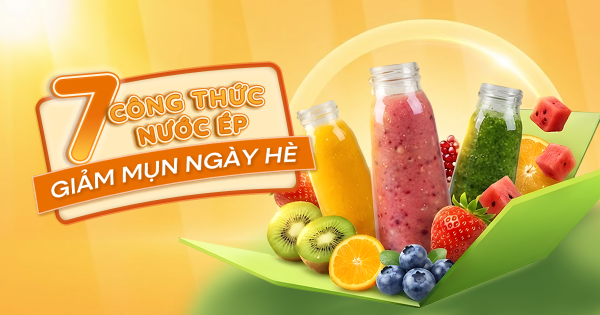 7 Công Thức Nước Ép Giảm Mụn, Sáng Da Cực Đỉnh Cho Ngày Hè