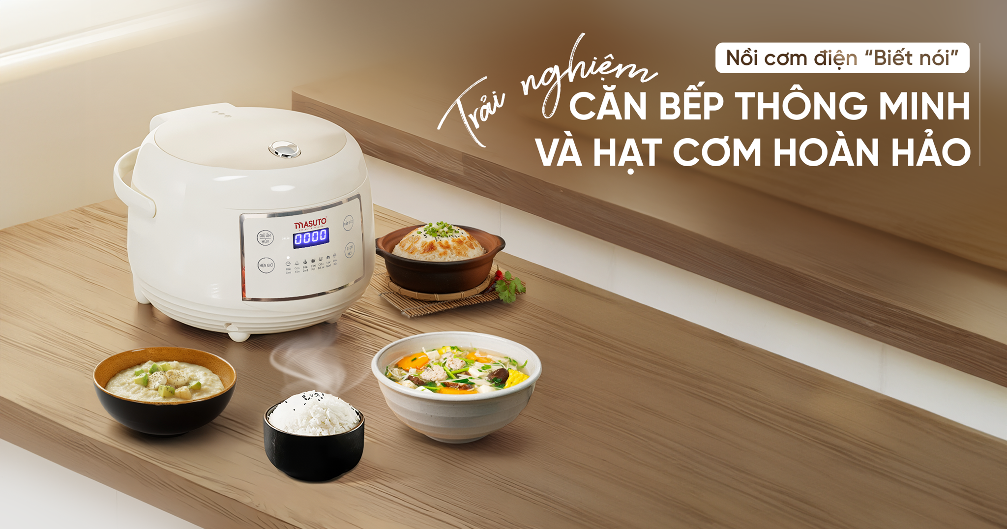 Nồi Cơm Điện Masuto MSCookerAI 