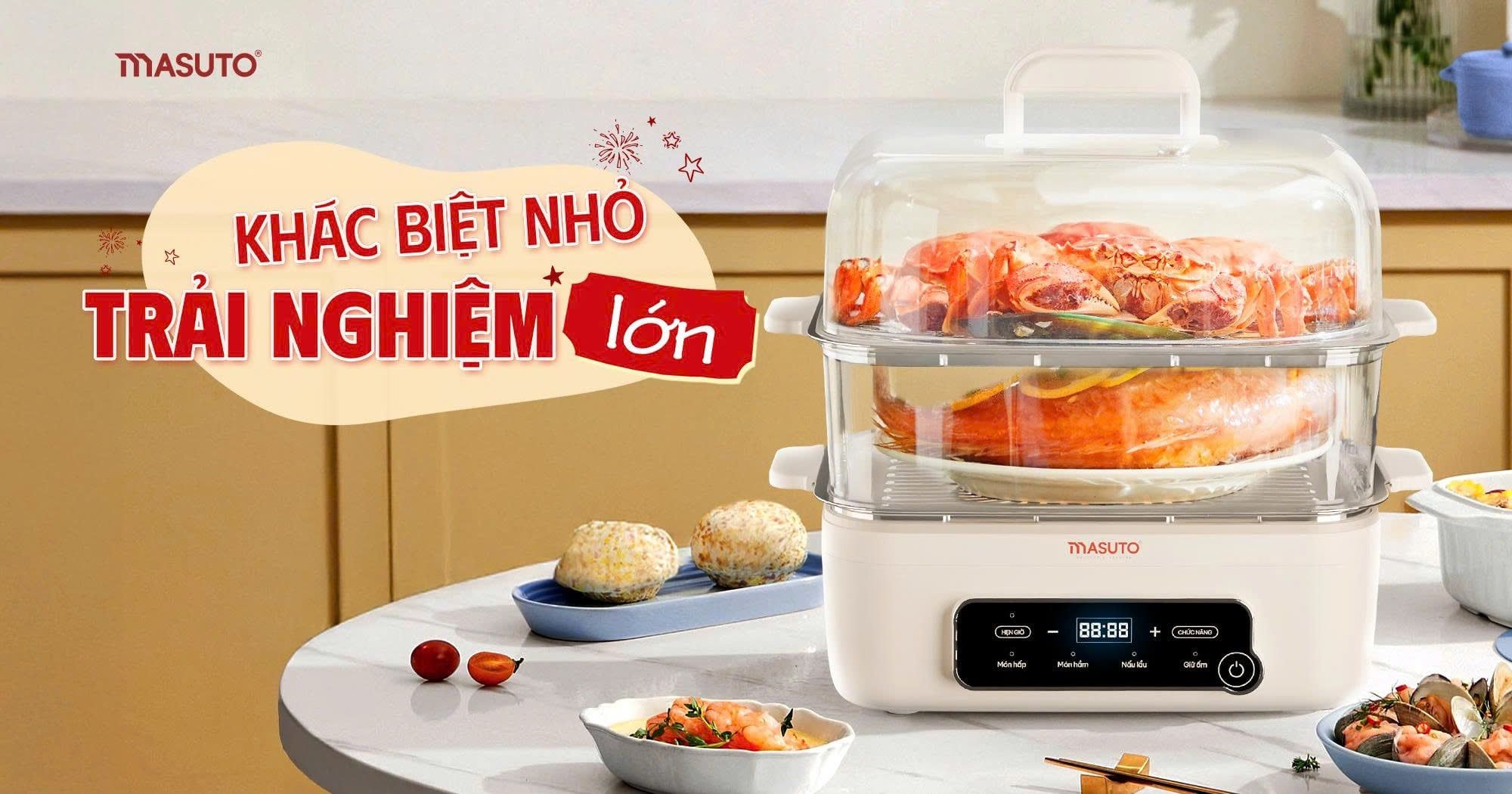 KHÁC BIỆT NHỎ, TRẢI NGHIỆM LỚN: NÂNG TẦM BỮA TIỆC TẠI GIA CÙNG MASUTO MSSTEAM