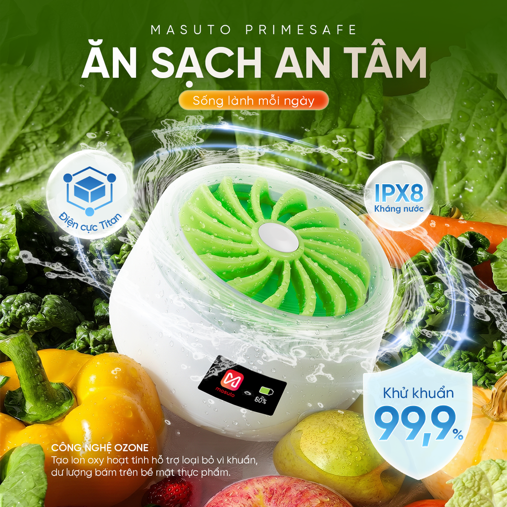 Rửa rau bằng nước thường đã đủ sạch chưa?