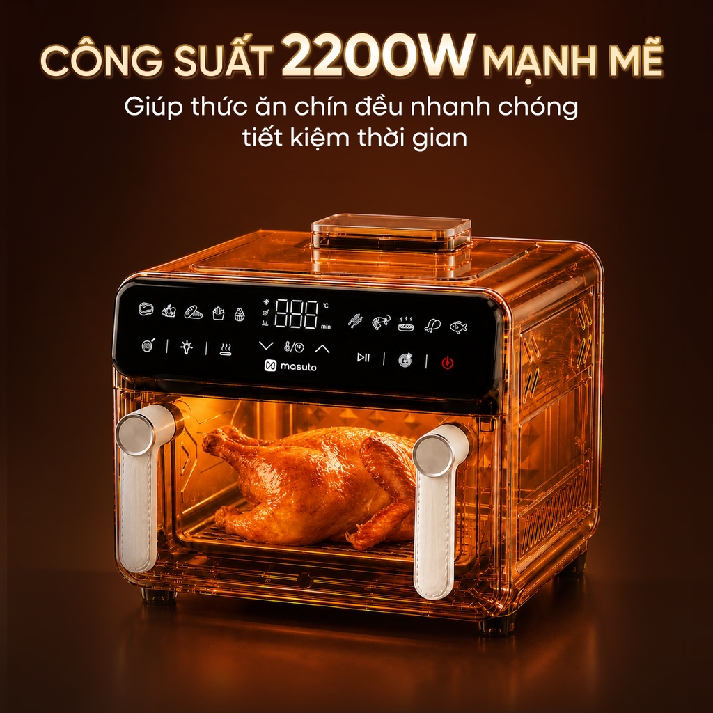 Tại sao nên đổi nồi chiên cũ sang nồi chiên 12L Masuto MSPRIMEAIR?