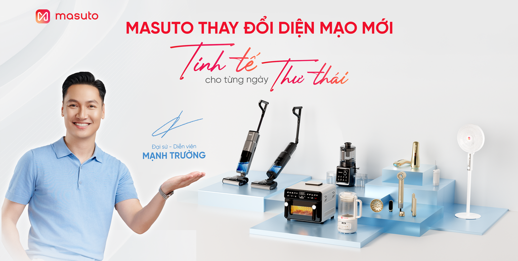 Masuto chính thức ra mắt bộ nhận diện thương hiệu mới từ 01.07.2026