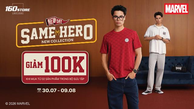 160STORE MỞ BÁN ICONDENIM® MARVEL COLLECTION – SPIDER MAN