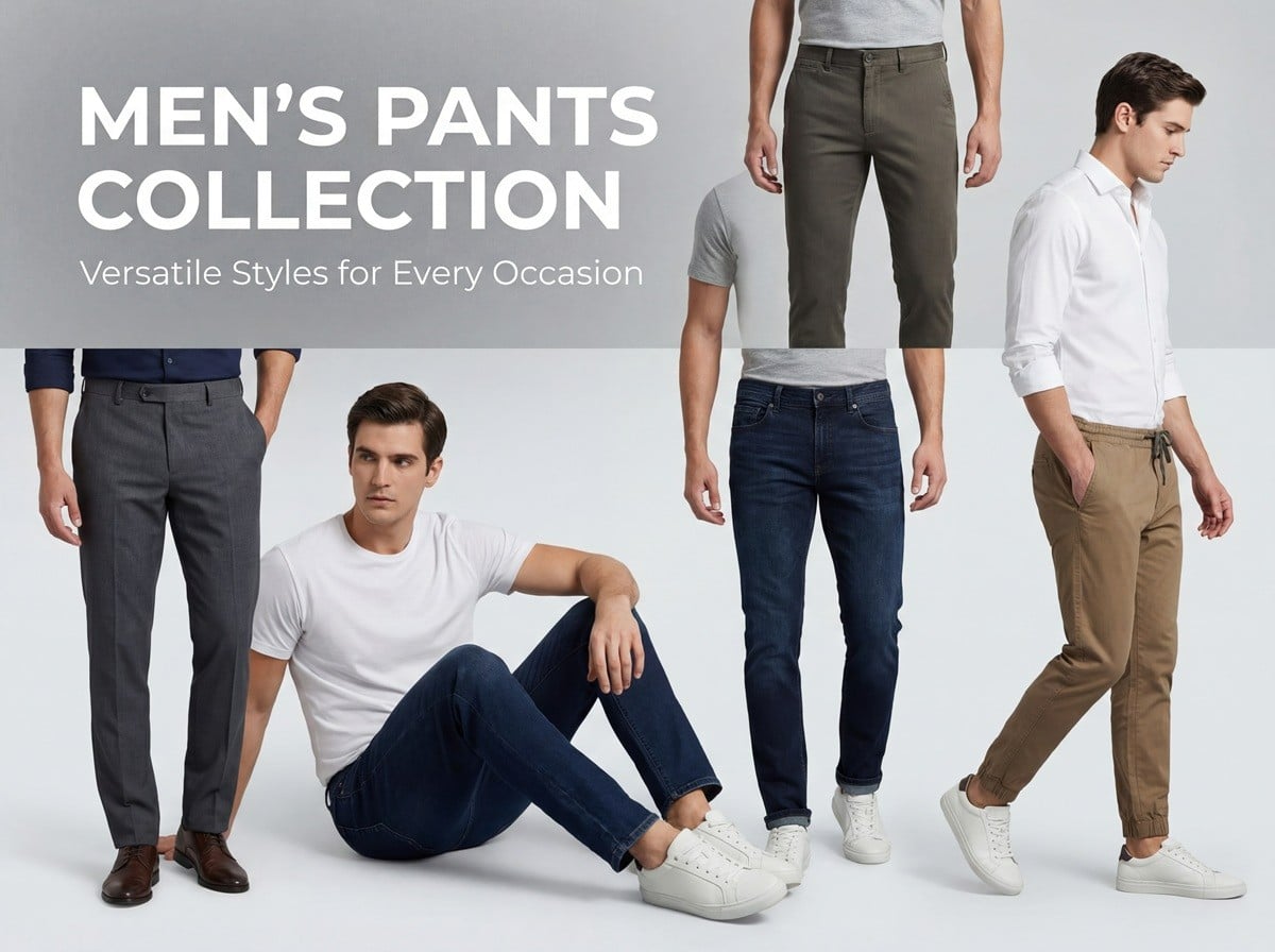 Các Loại Quần Nam Phổ Biến Và Cách Chọn Phù Hợp