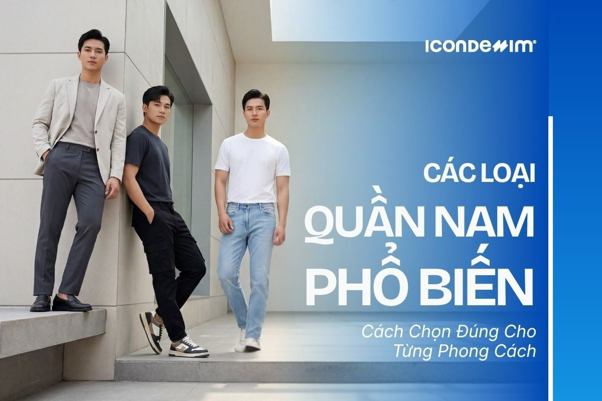 Các Loại Quần Nam Phổ Biến Và Cách Chọn Phù Hợp