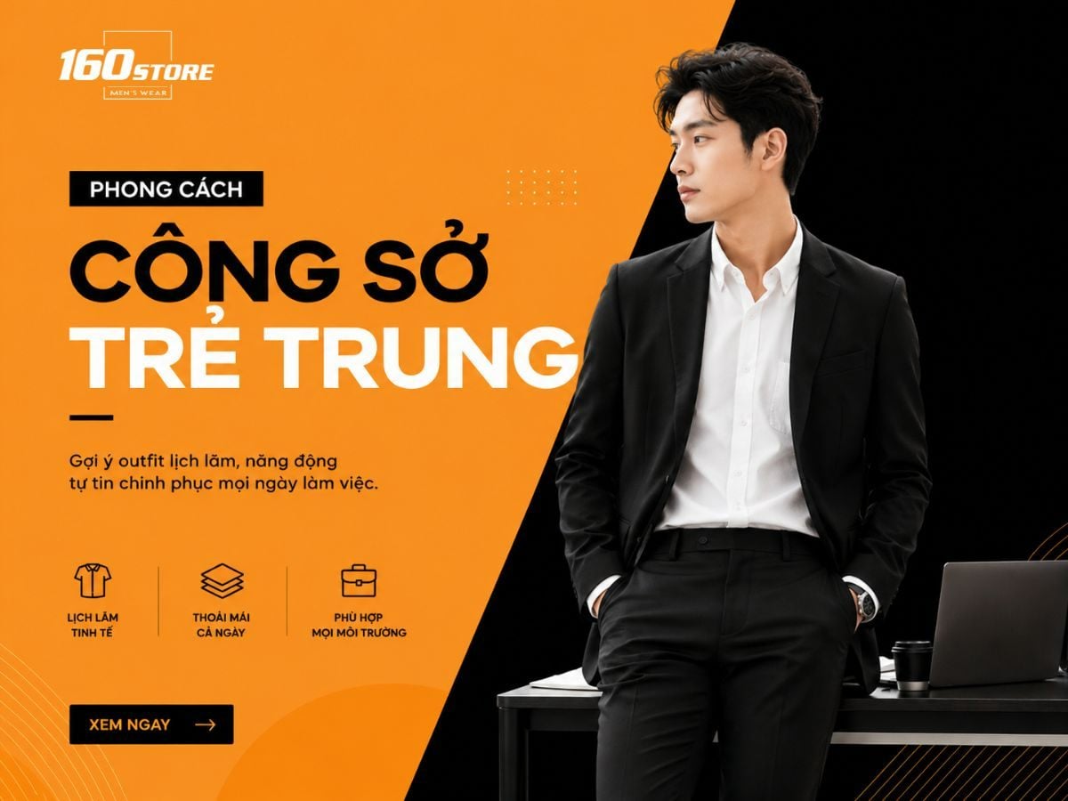 15+ Outfit công sở cho nam trẻ trung, thanh lịch, dễ phối