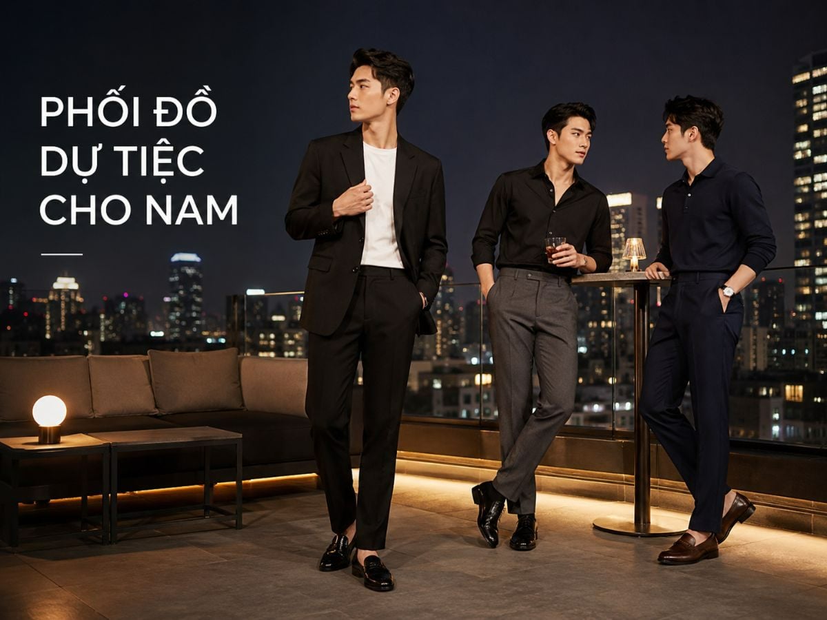14+ Outfit phối đồ dự tiệc cho nam cuốn hút, lịch lãm